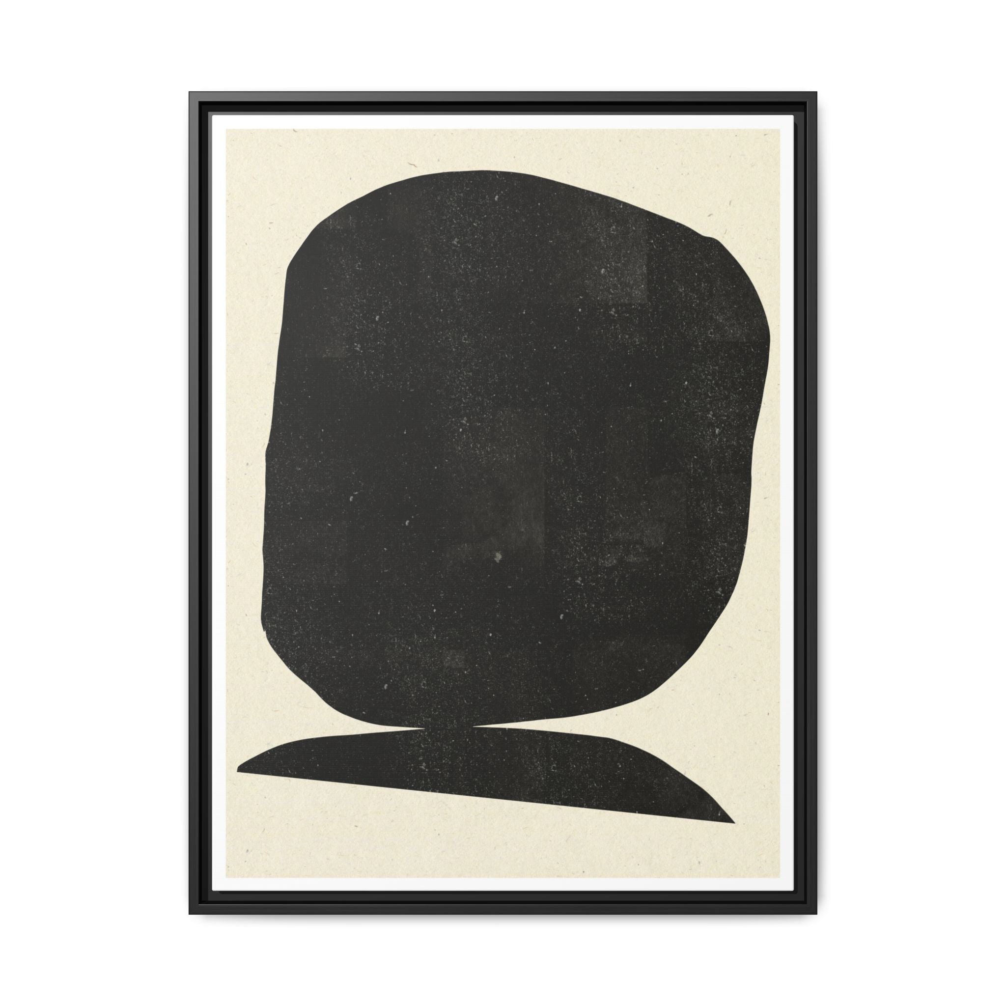 Midnight Monolith Whisper - Framed