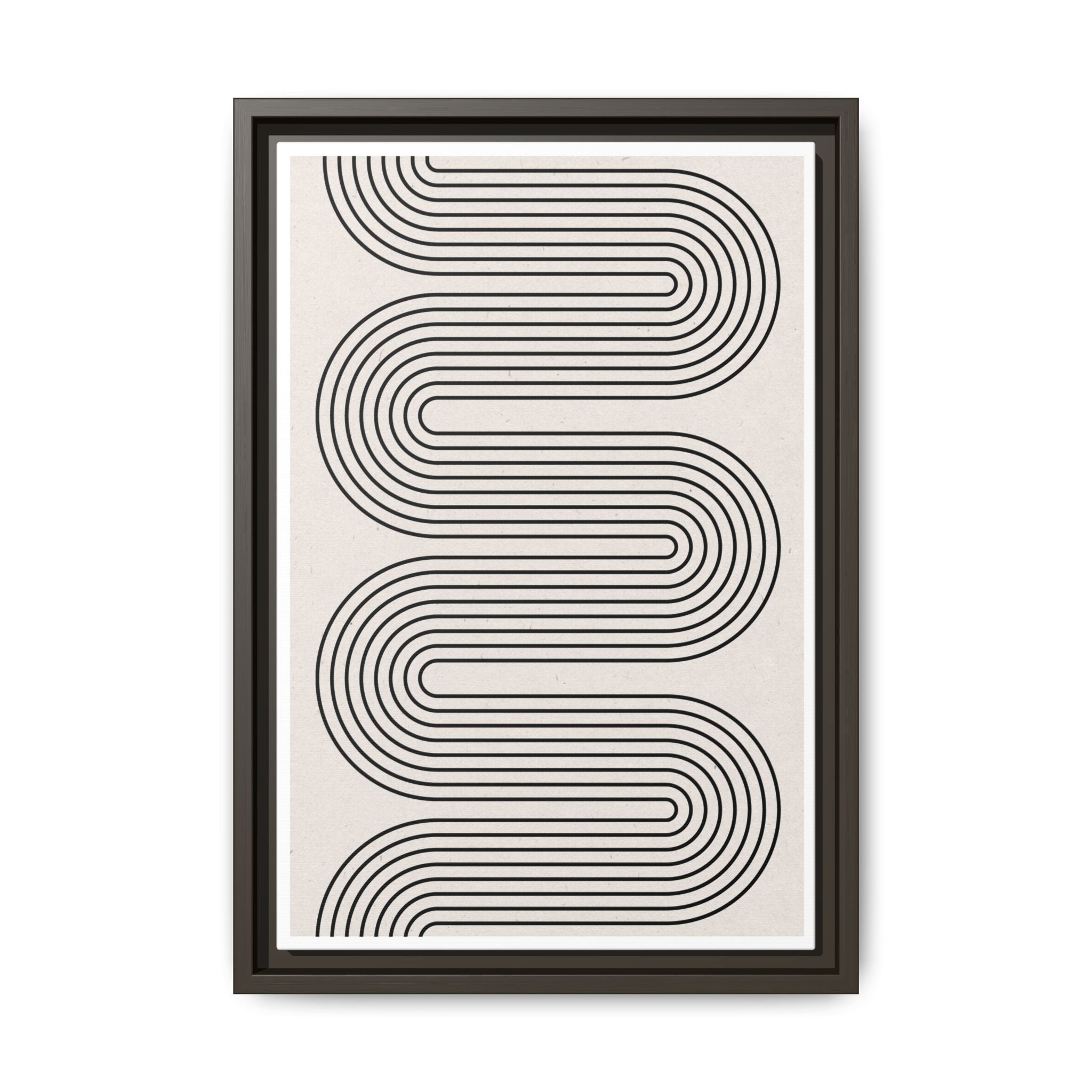Monoline Rhythm Cascade - Framed