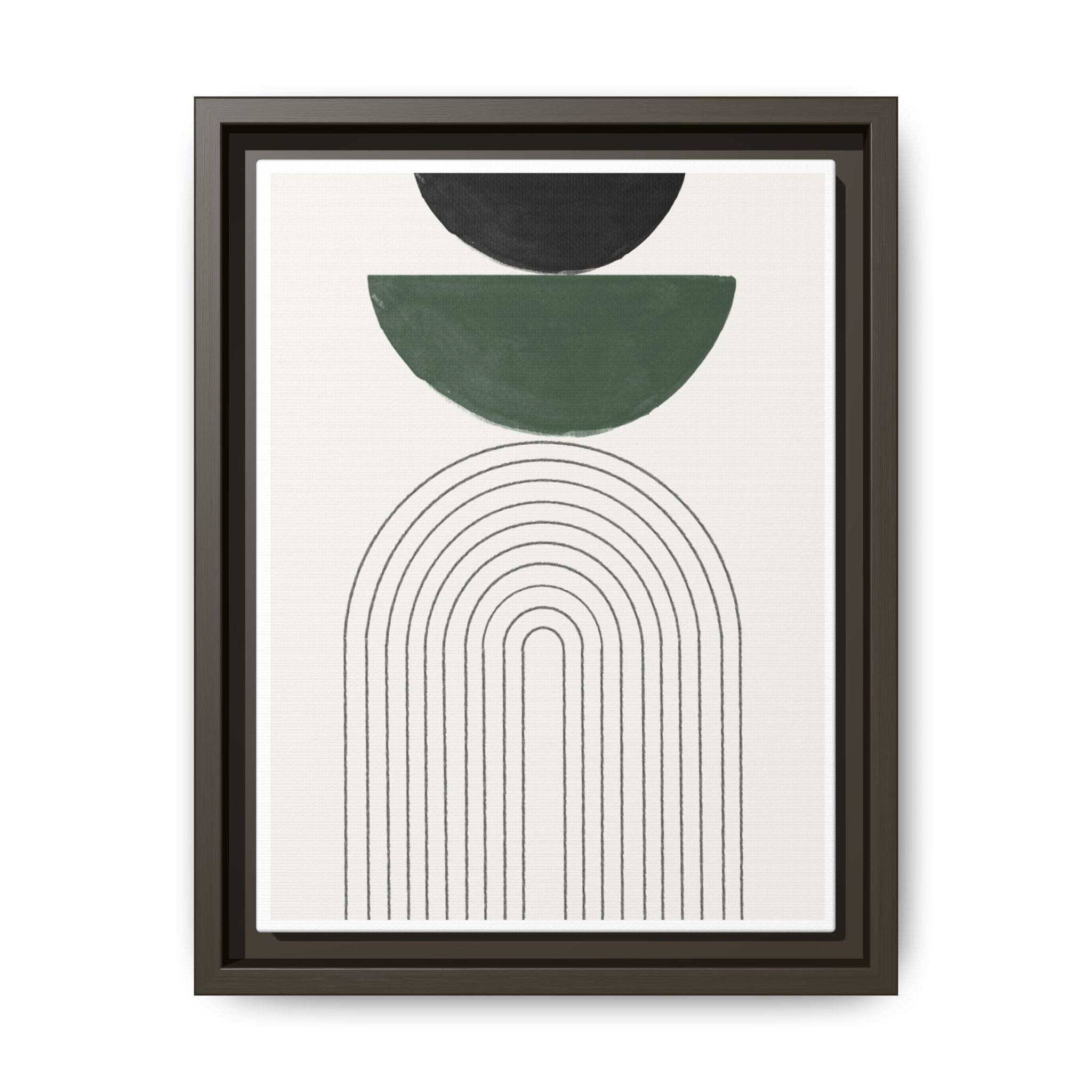 Emerald Arc Horizon - Framed
