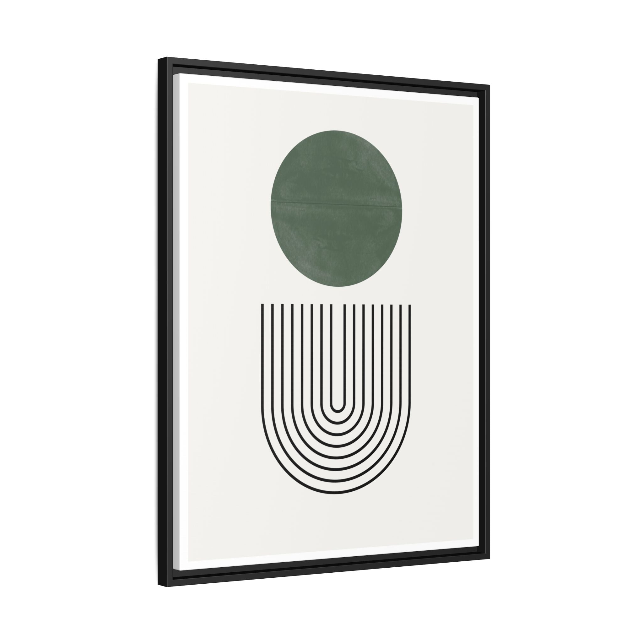 Emerald Orbit Pathways - Framed