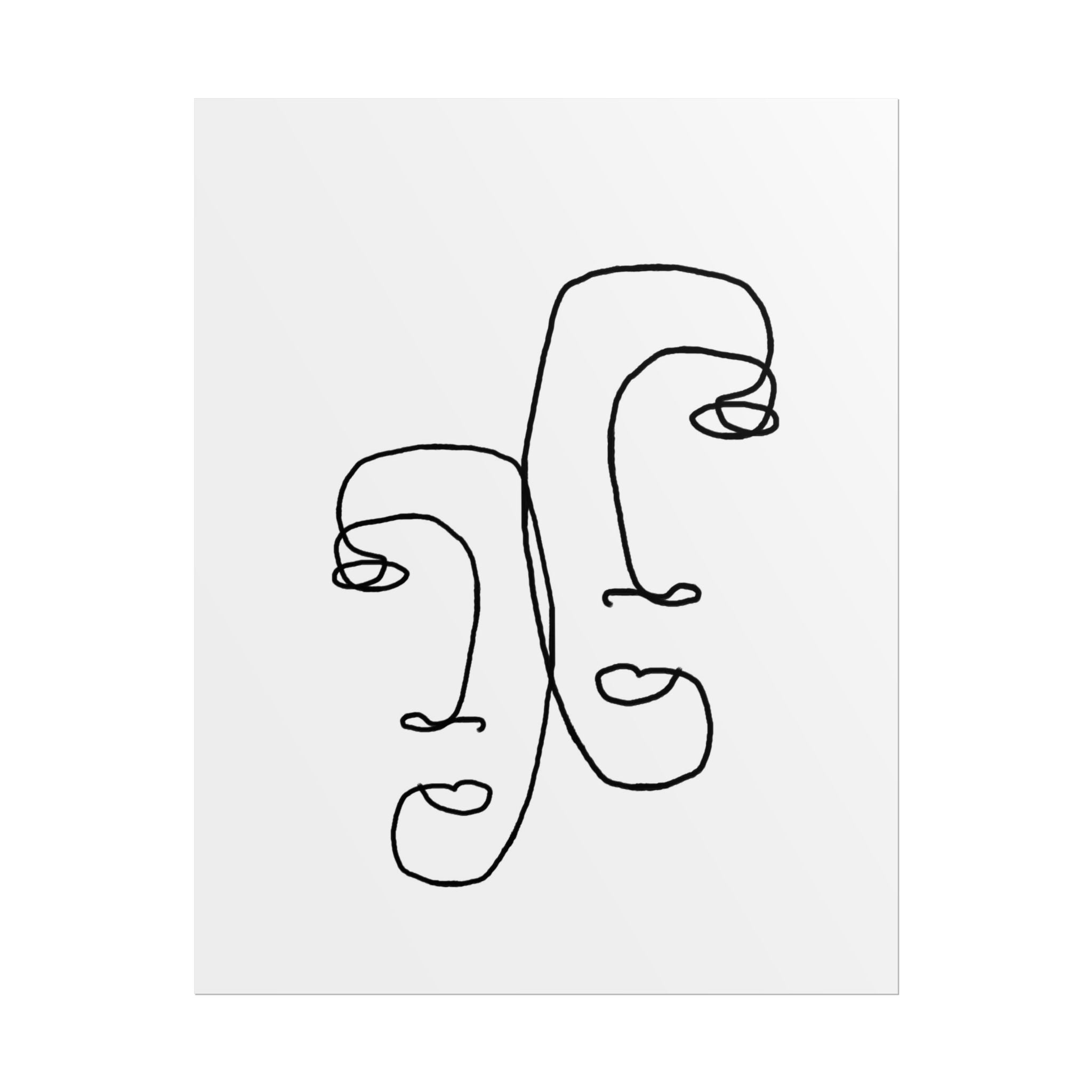 Silent Dual Reflections - Poster