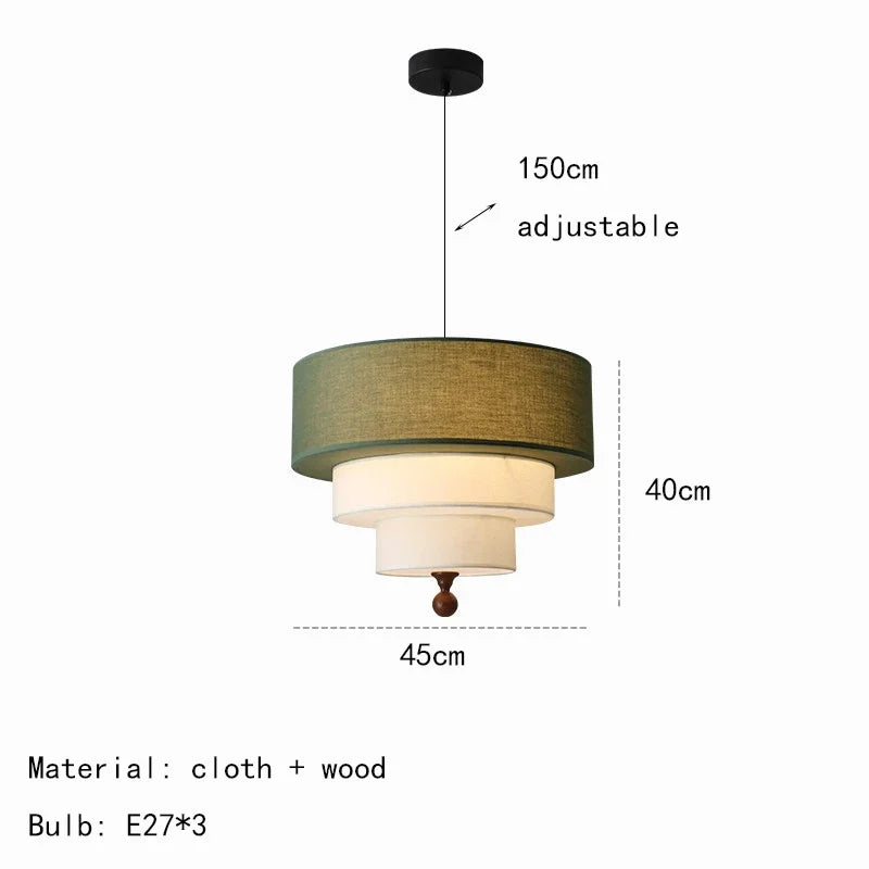 Silk And Cotton Pendant Lights