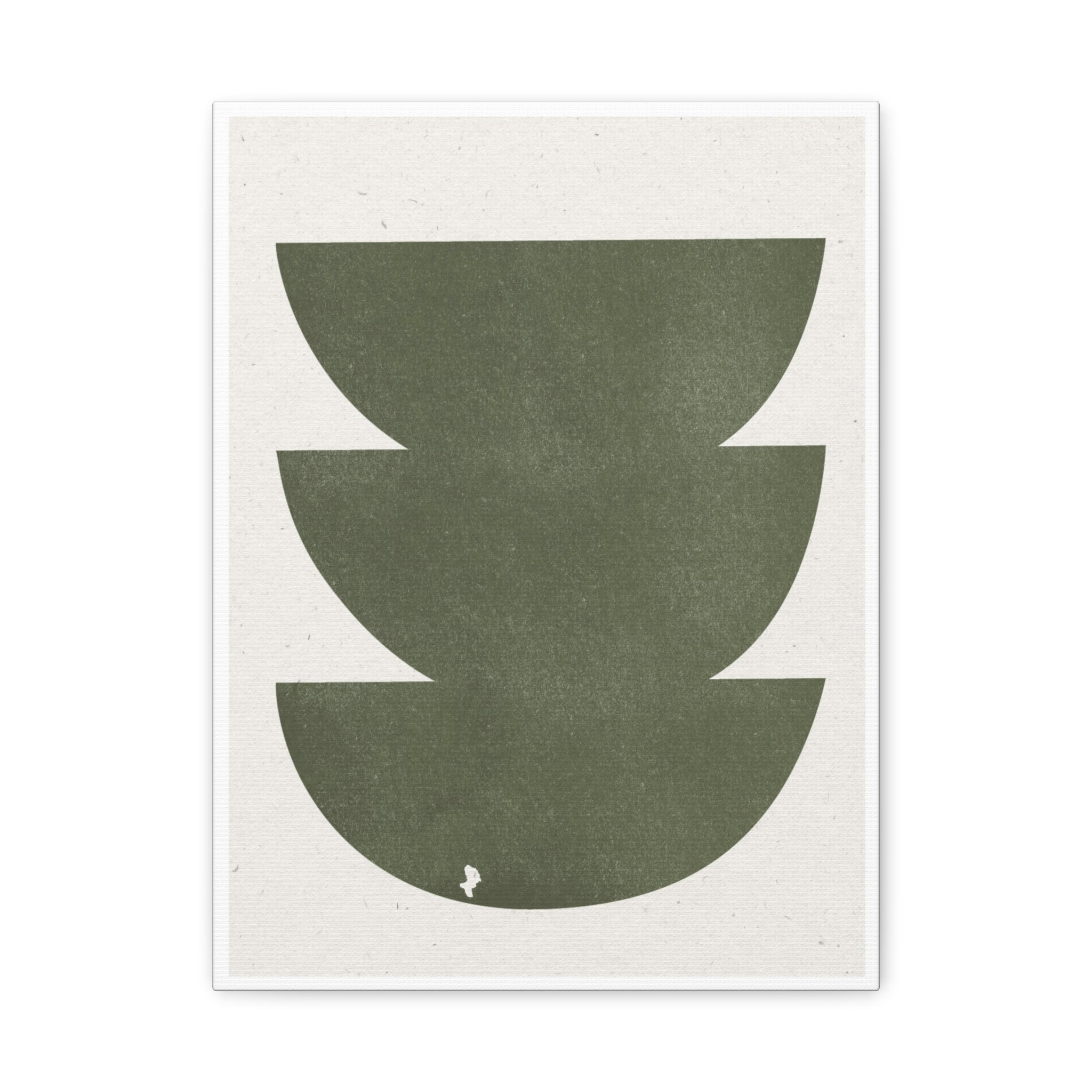 Olive Balance Forms - Canvas