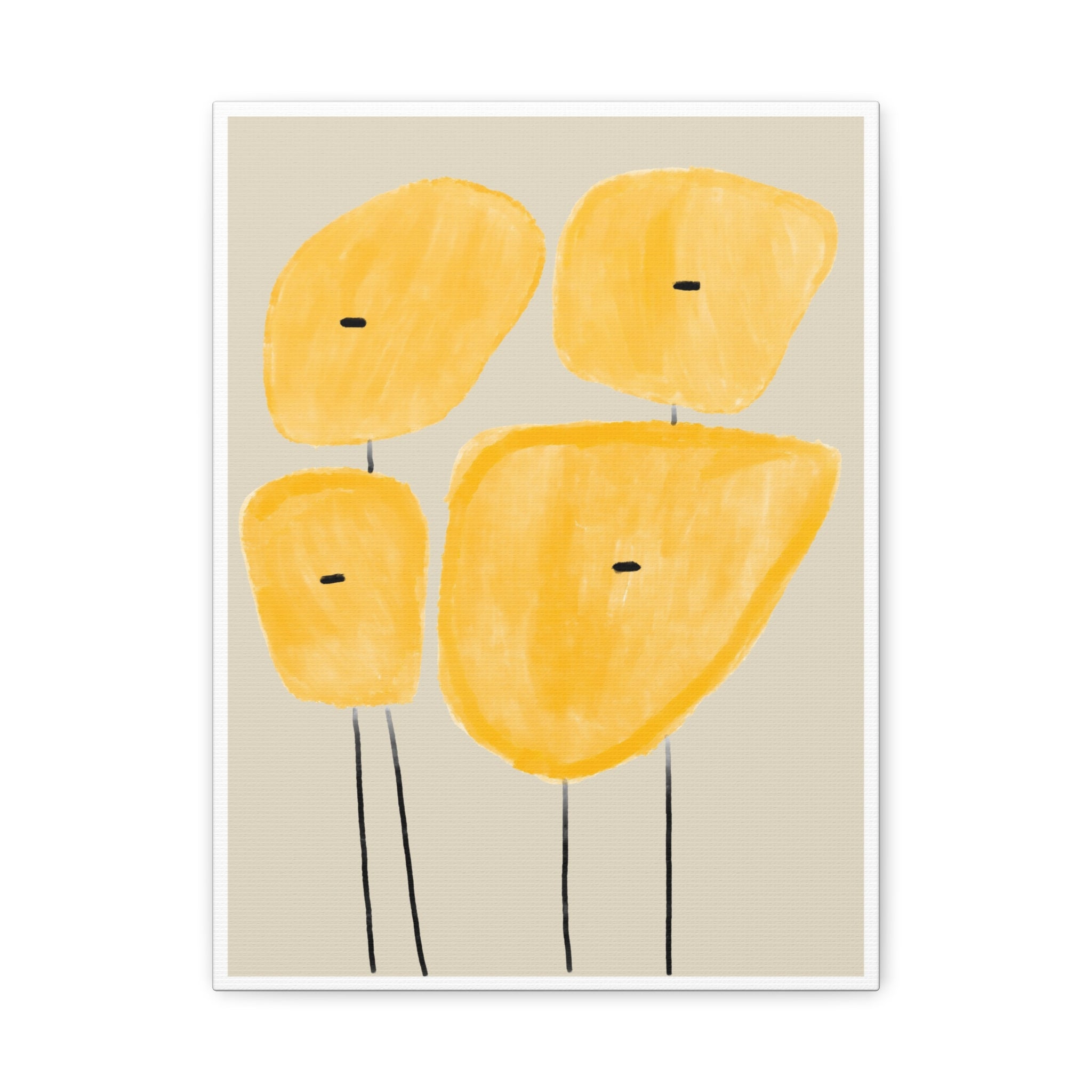 Golden Meadow Figures - Canvas