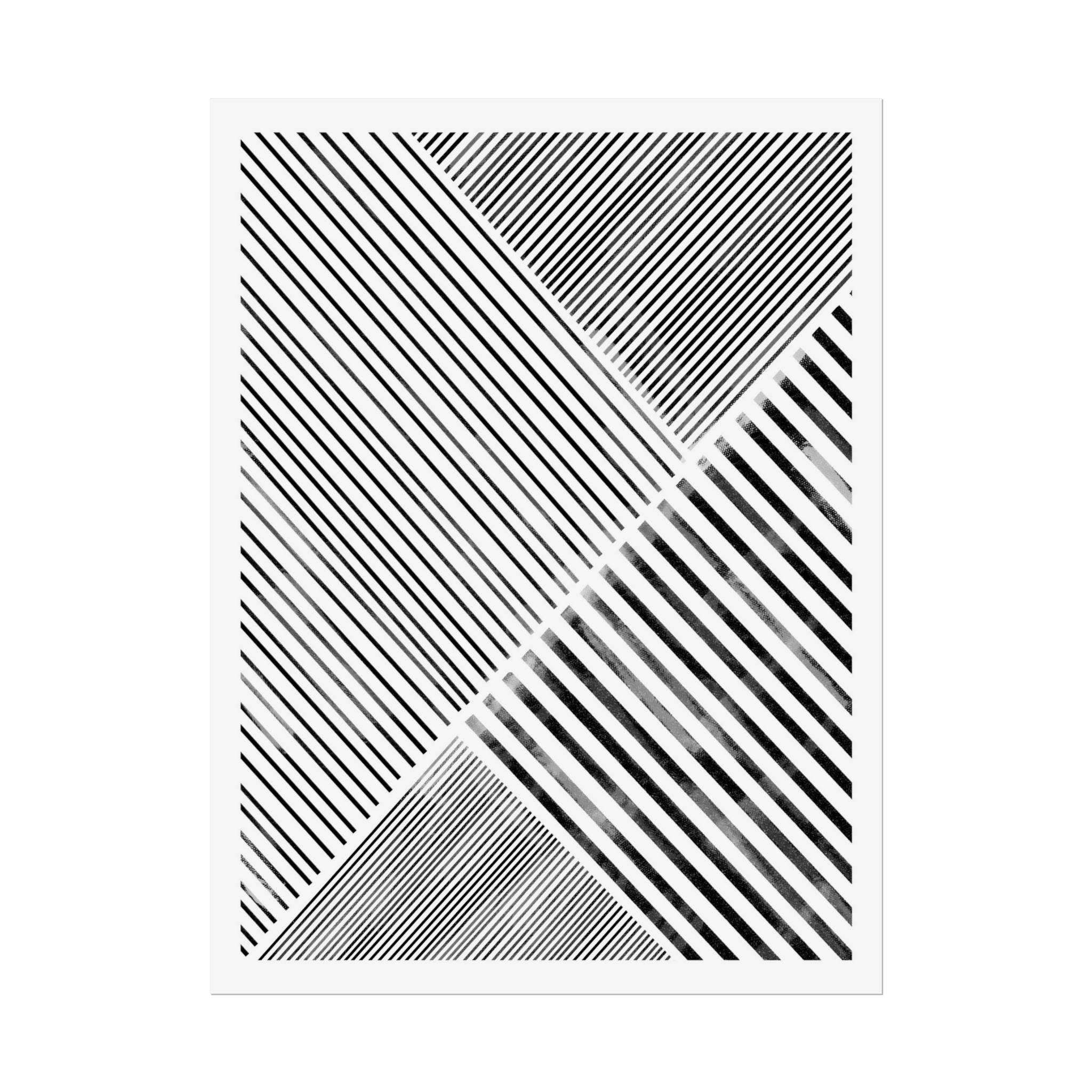 Monochrome Motion Angles - Poster