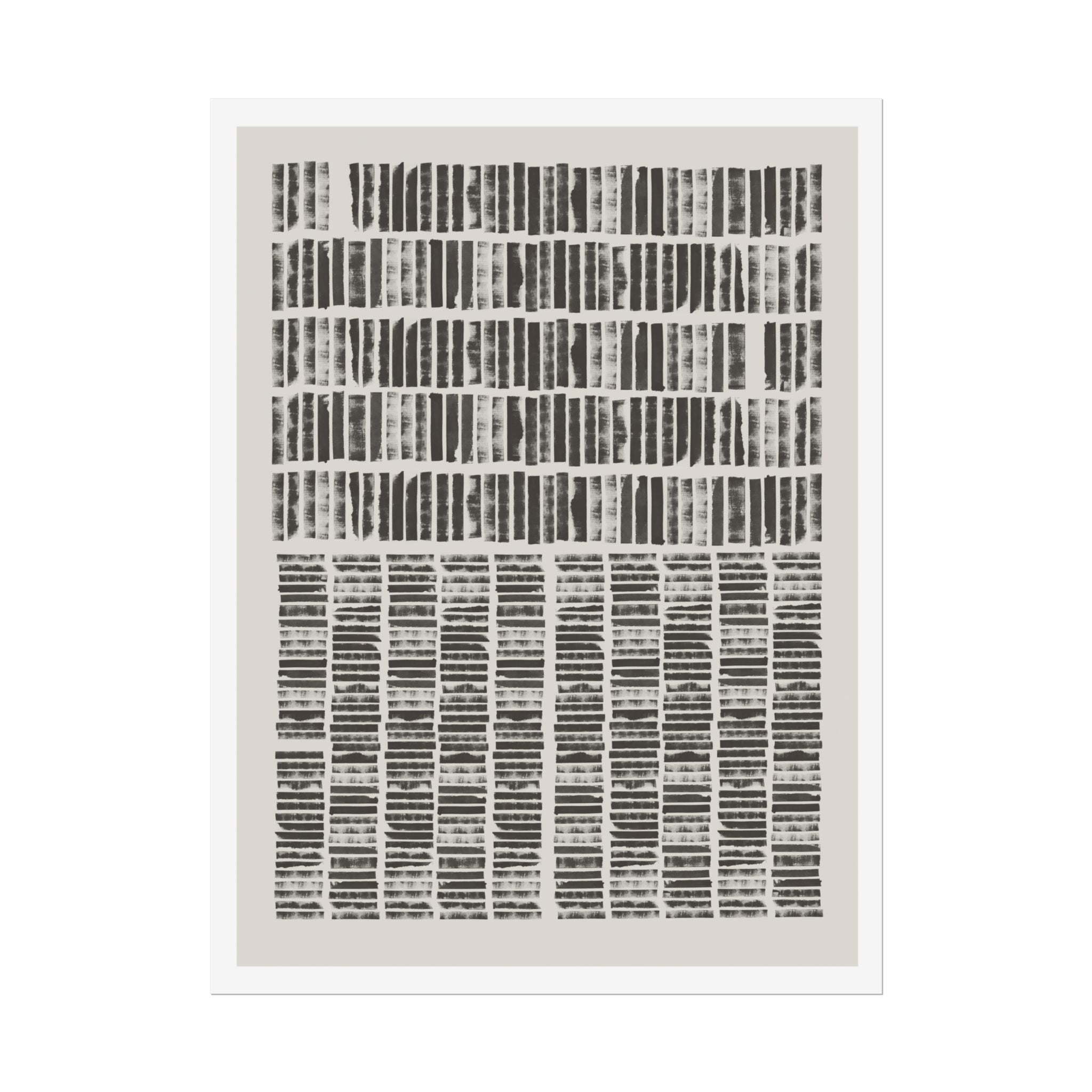 Shadow Rhythm Columns - Poster