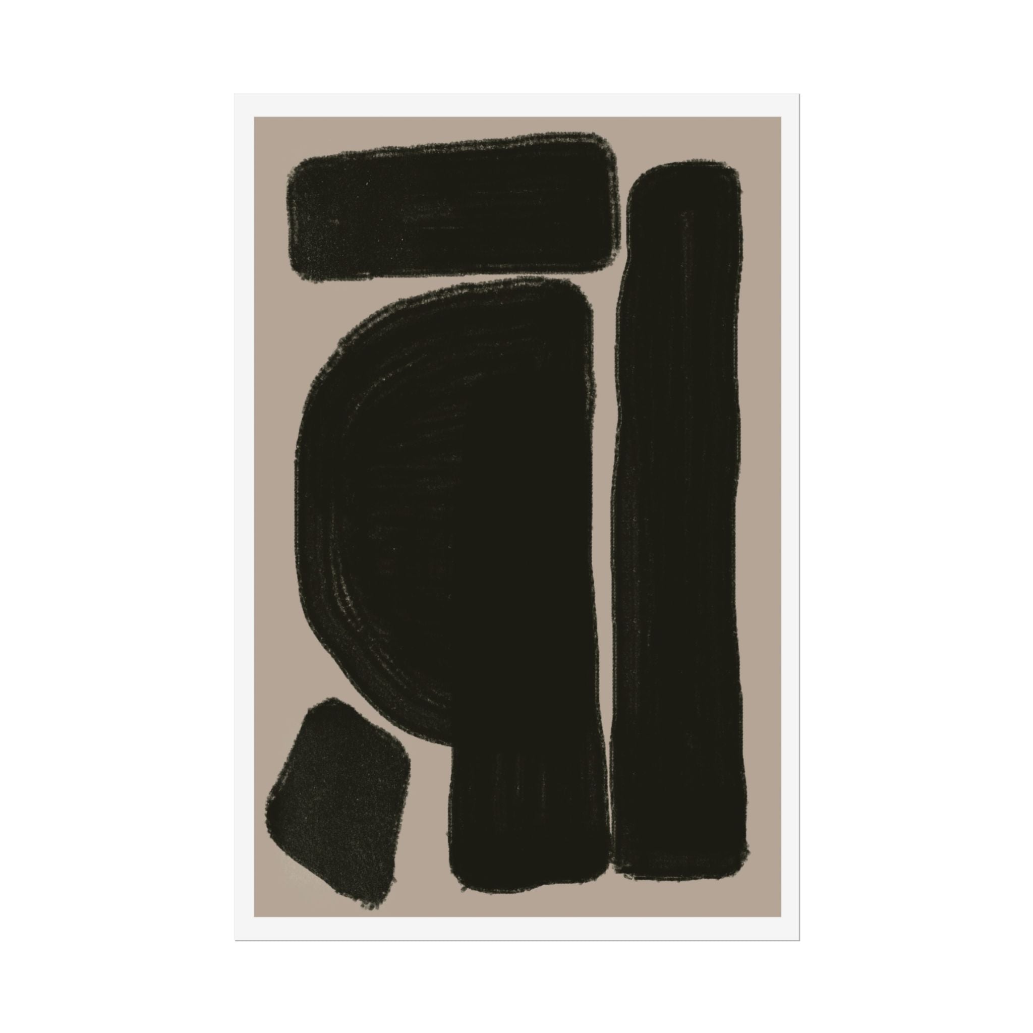 Velvet Obsidian Forms - Poster