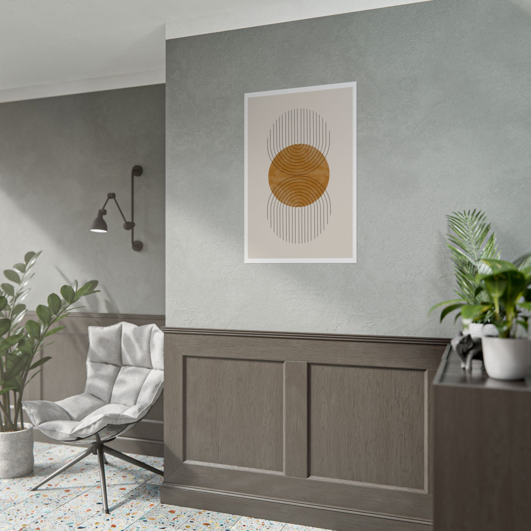 Golden Echo Arches - Poster