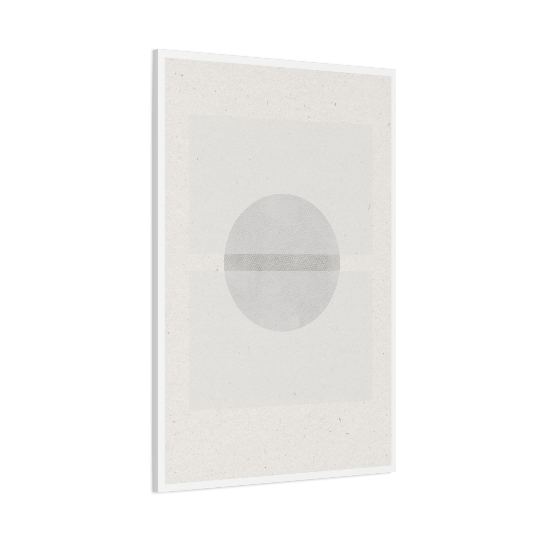 Silent Ivory Horizon - Canvas