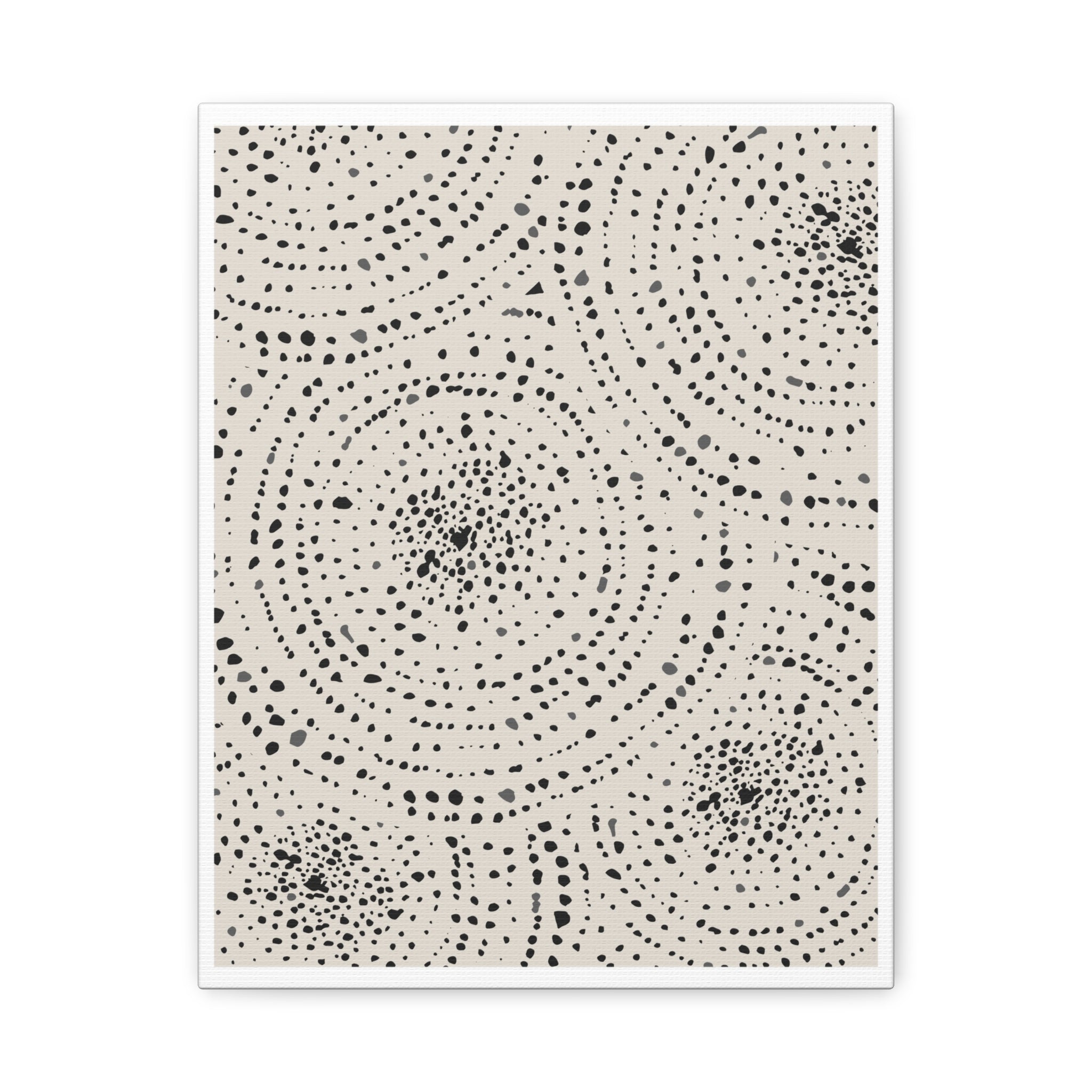 Celestial Pebble Drift Patterns - Canvas