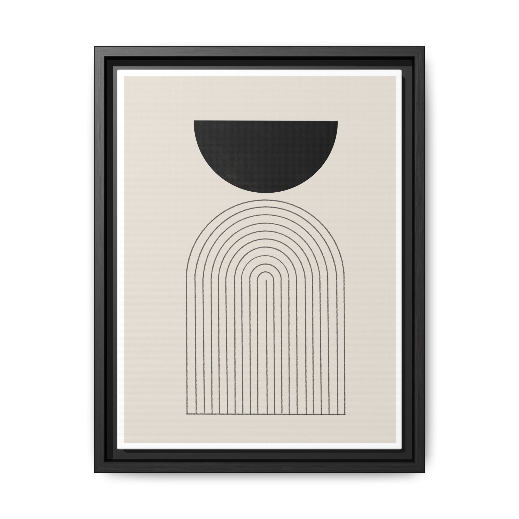 Midnight Portal Lines - Framed
