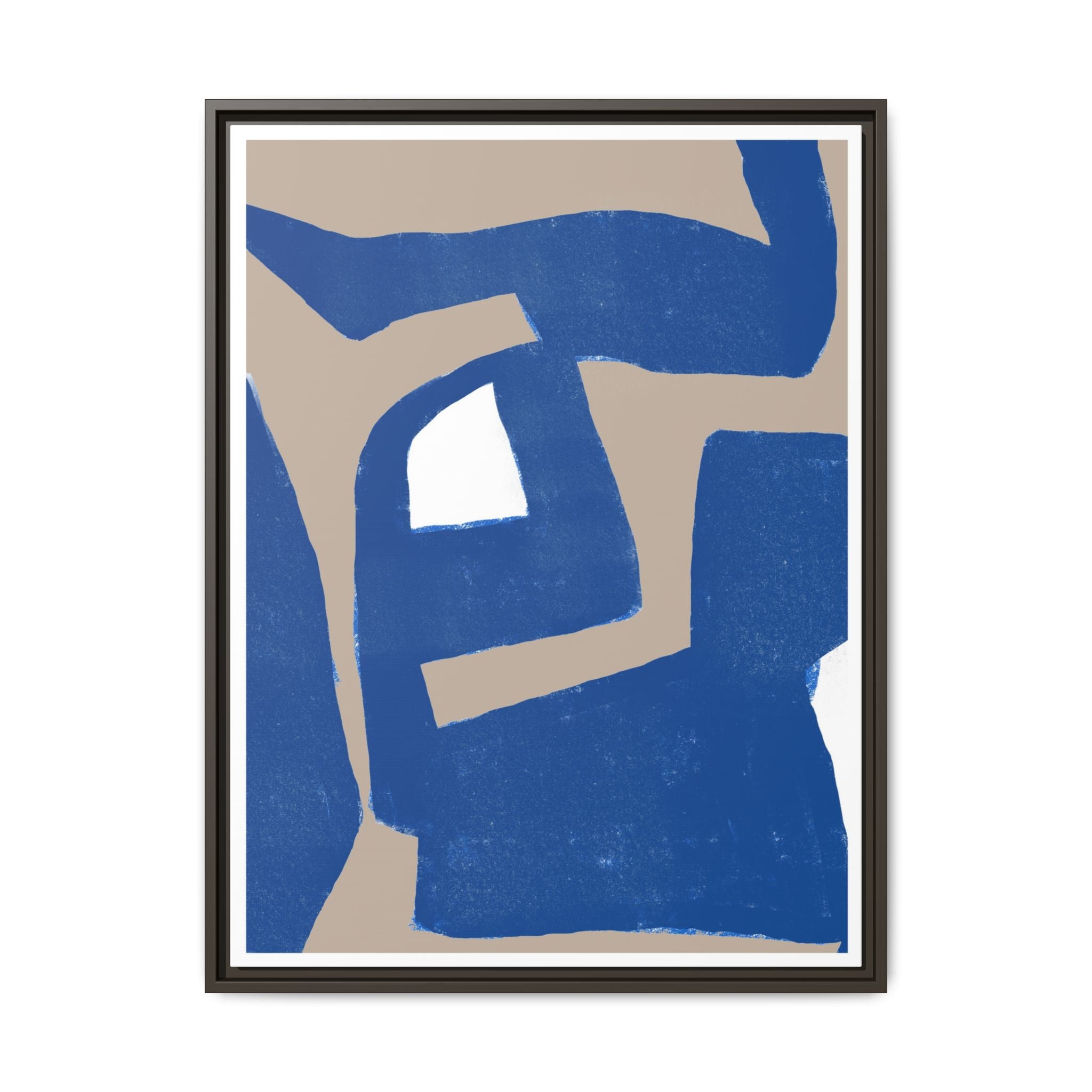 Cobalt Passage Echoes - Framed