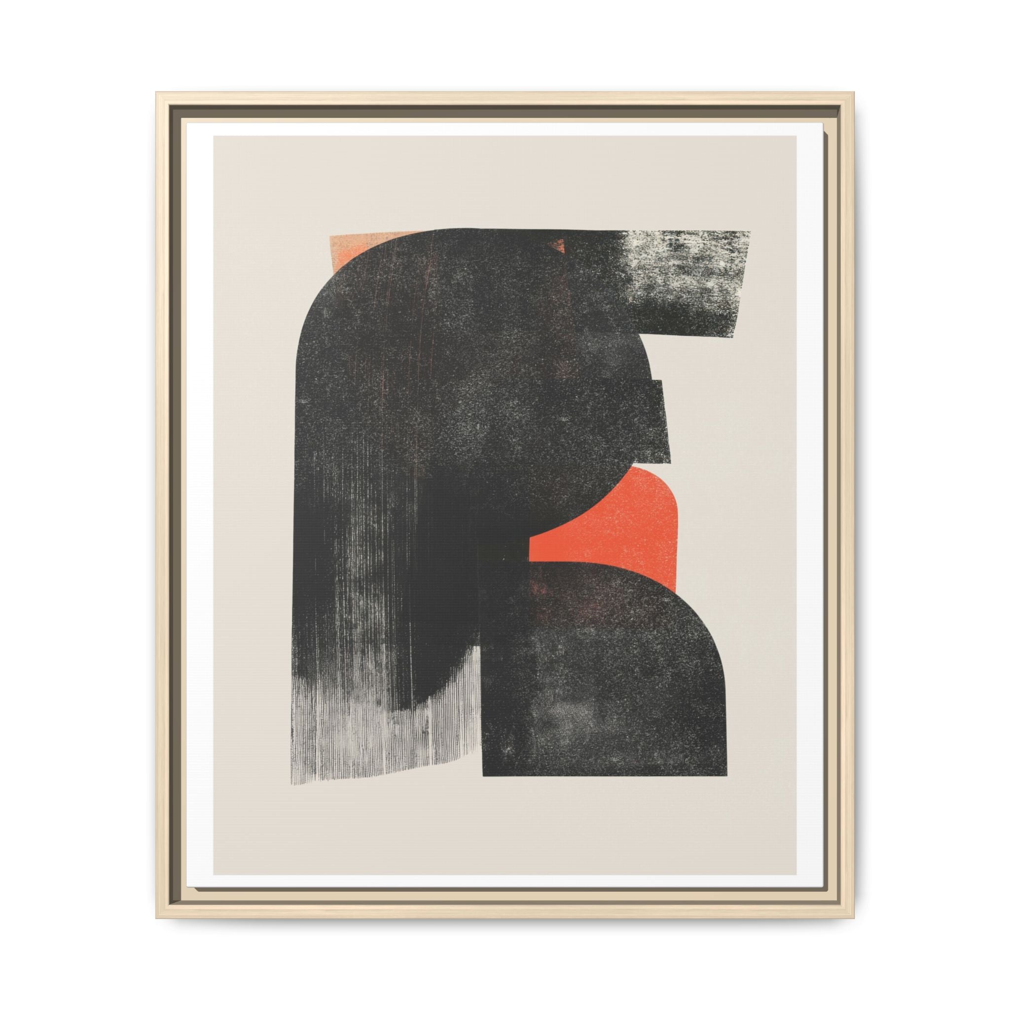 Ember Shadow Structure - Framed