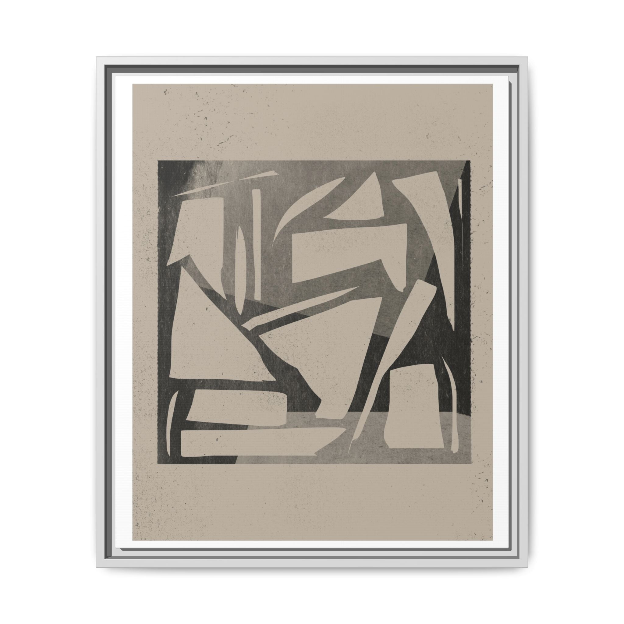 Shadow Fragment Rhythm Study - Framed