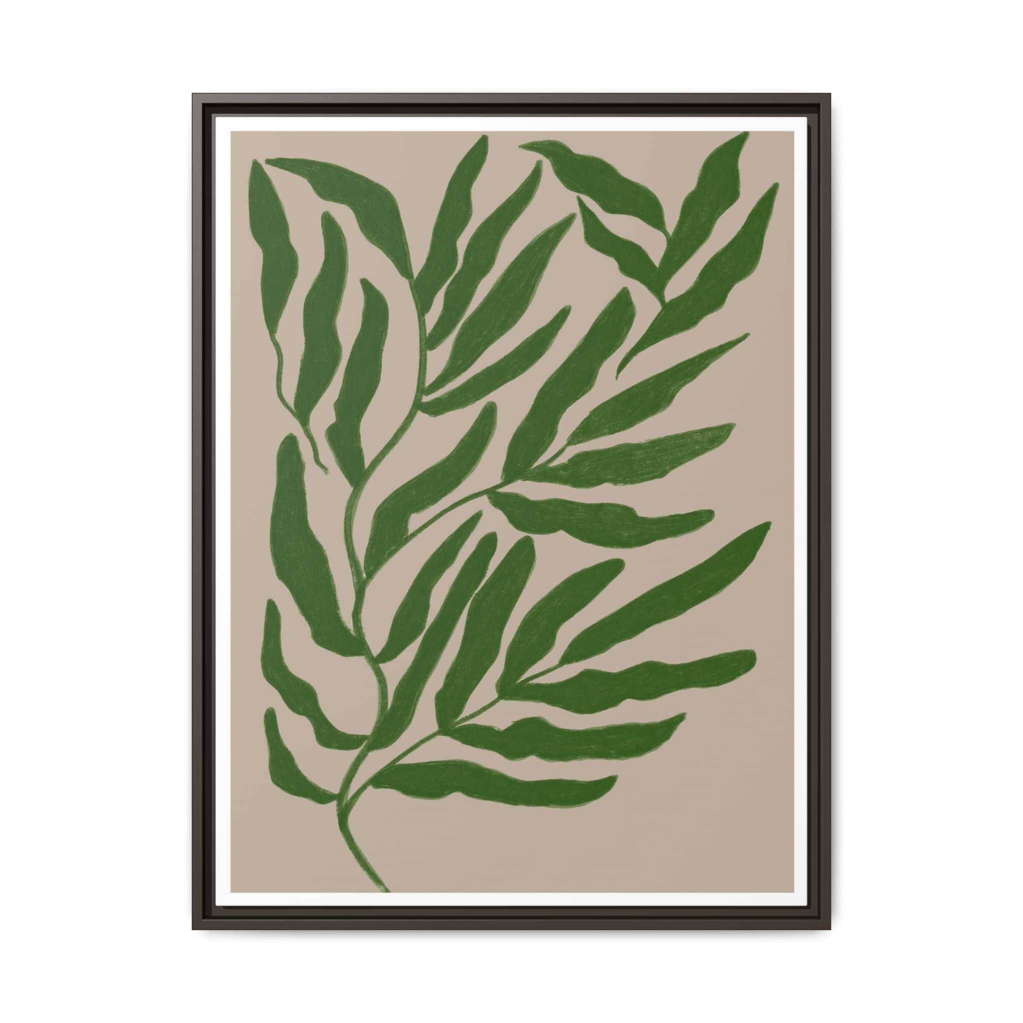 Emerald Canopy Drift - Framed