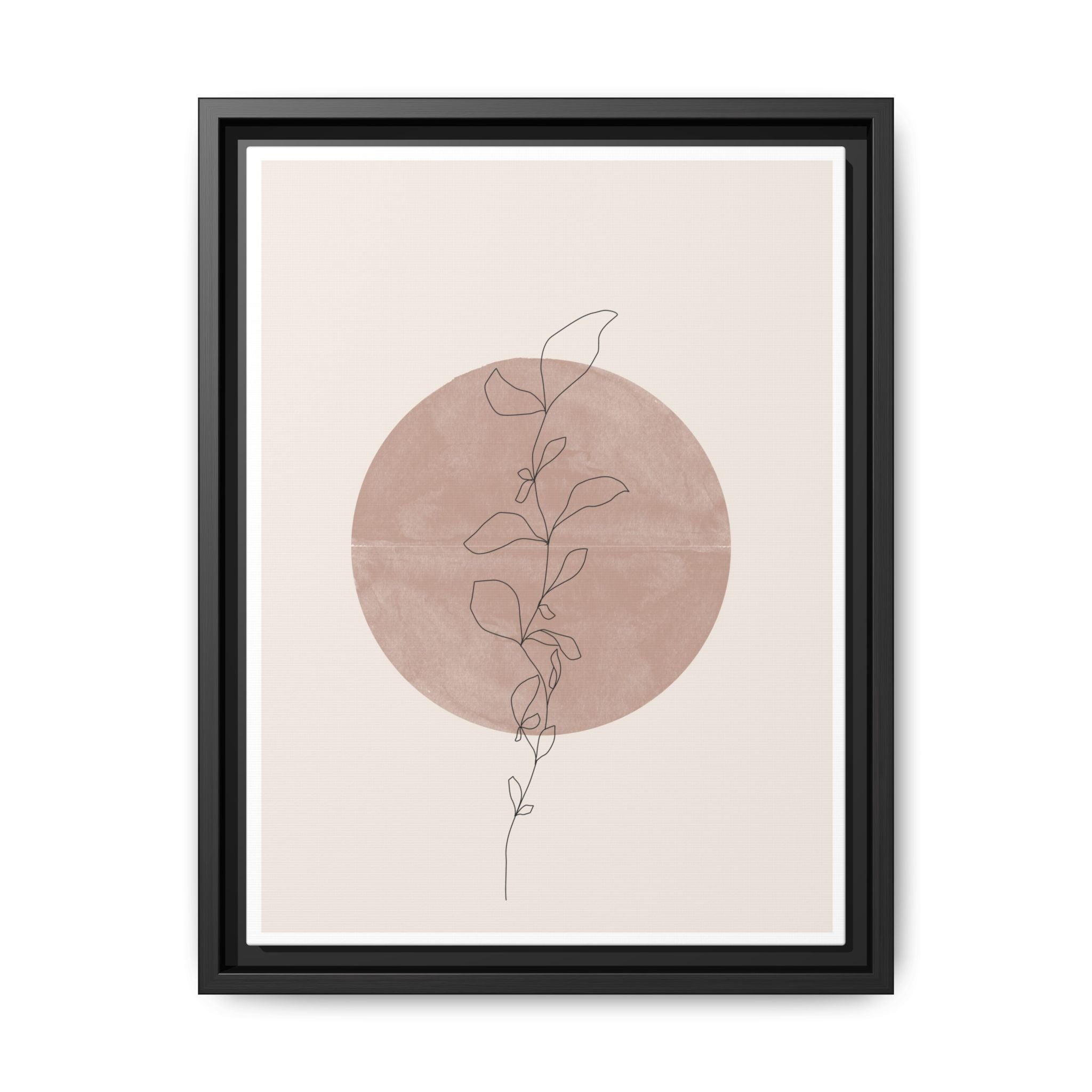 Blush Moonvine Quietude - Framed