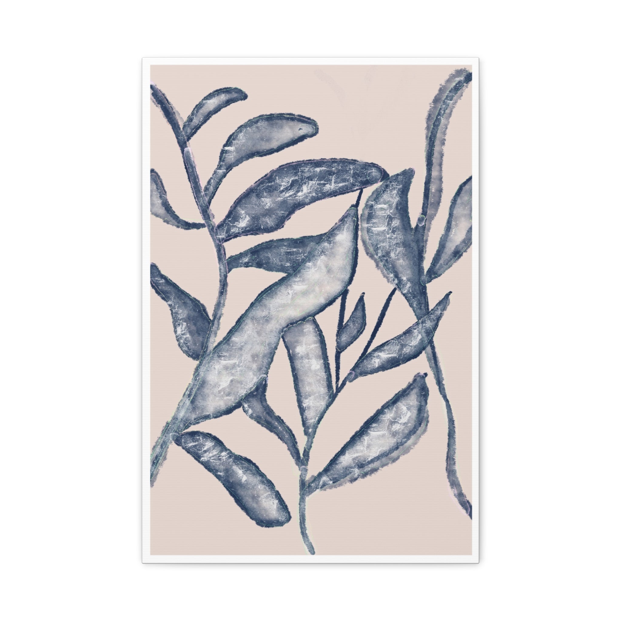 Moonlit Botanical Veil - Canvas