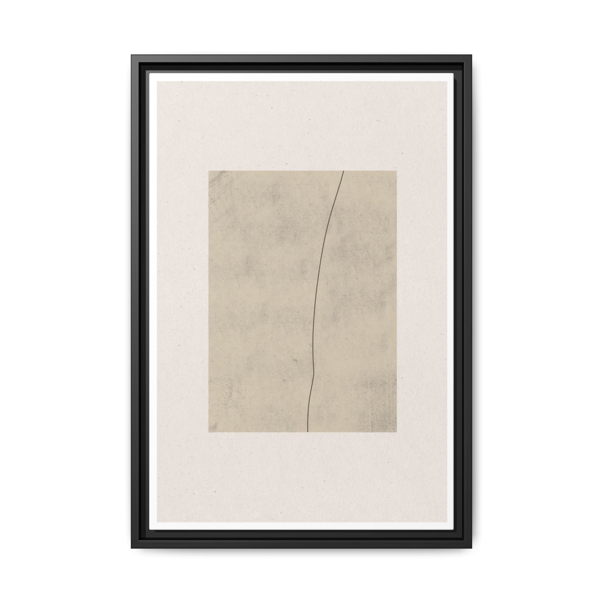 Quiet Contour Passage - Framed