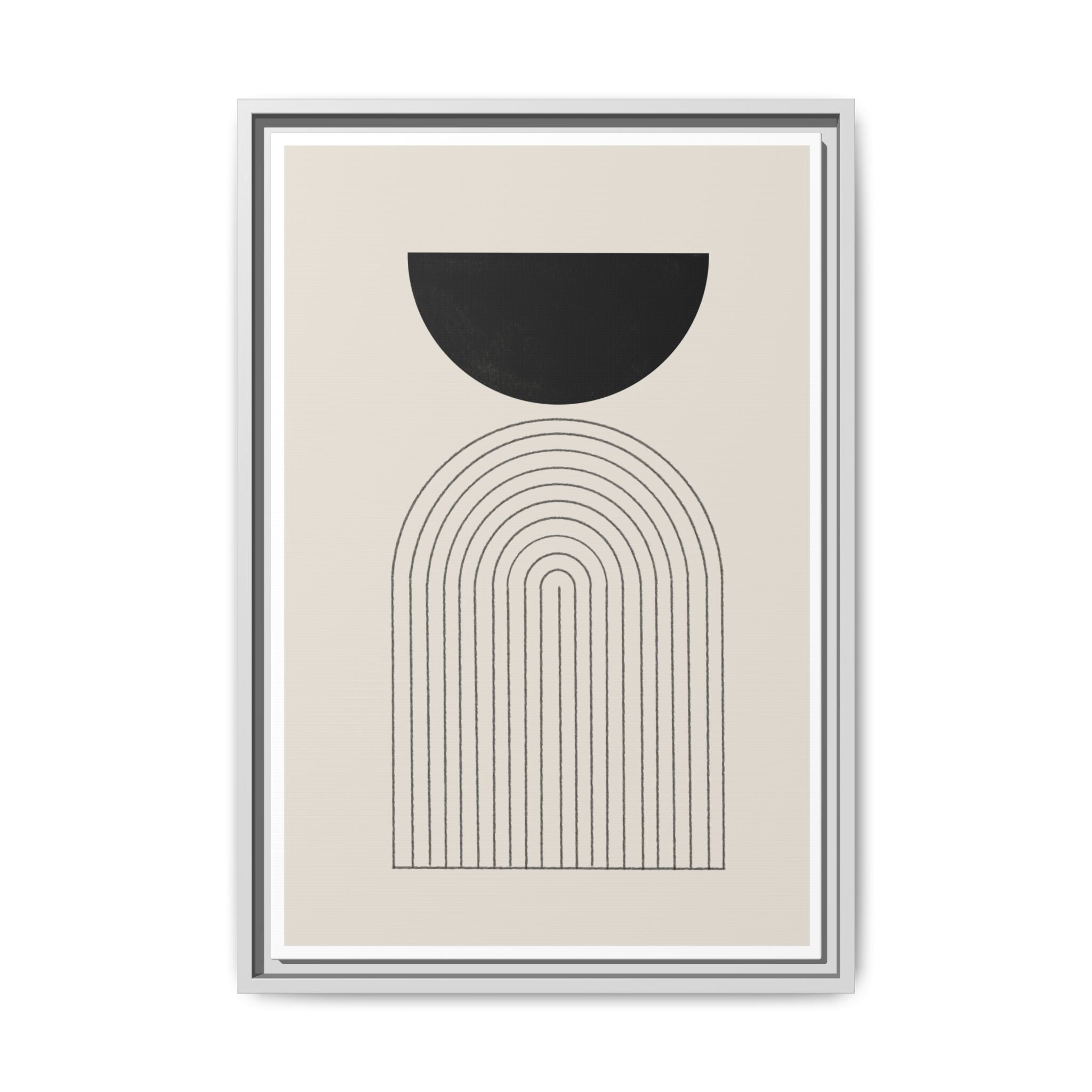 Midnight Portal Lines - Framed