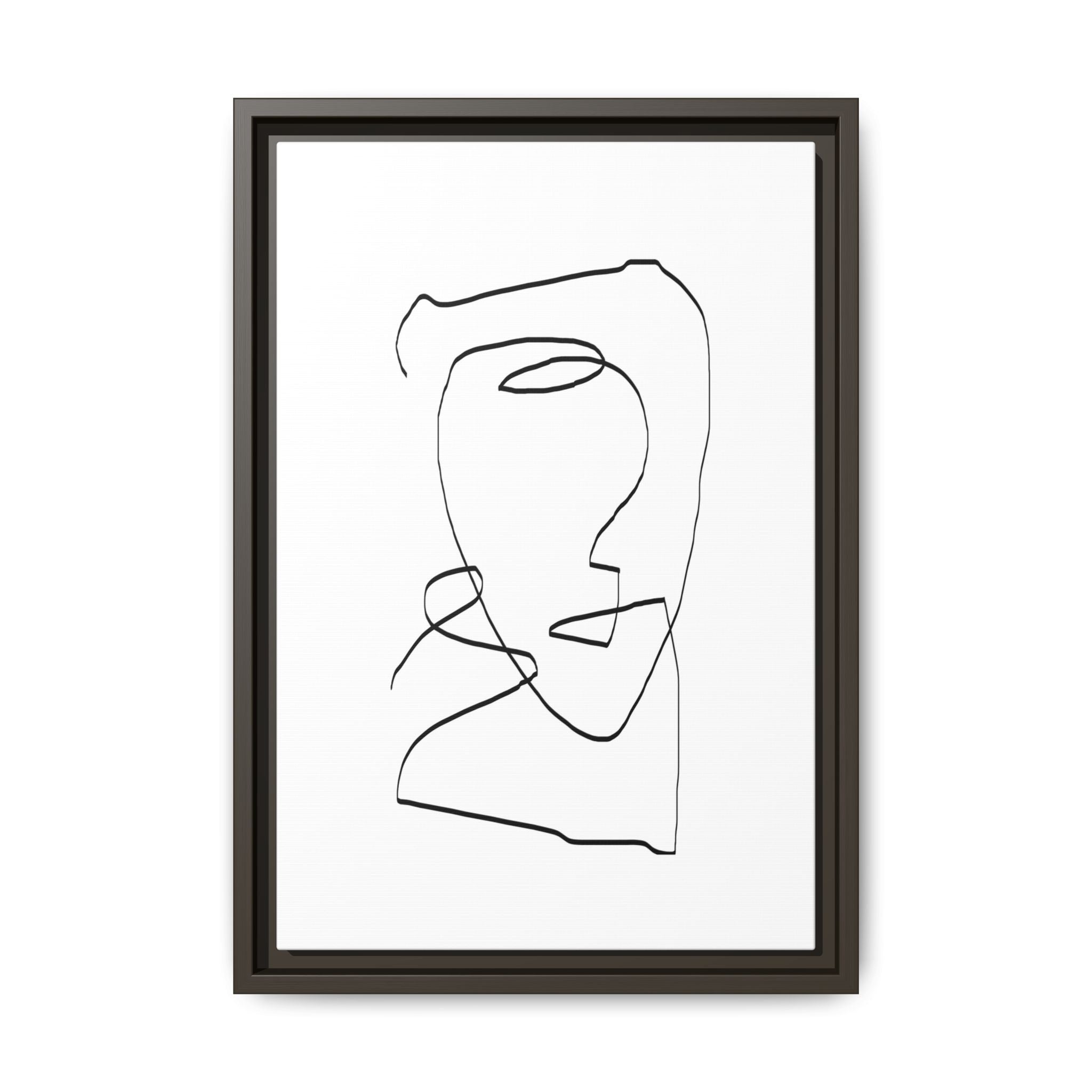 Silent Contour Reverie - Framed