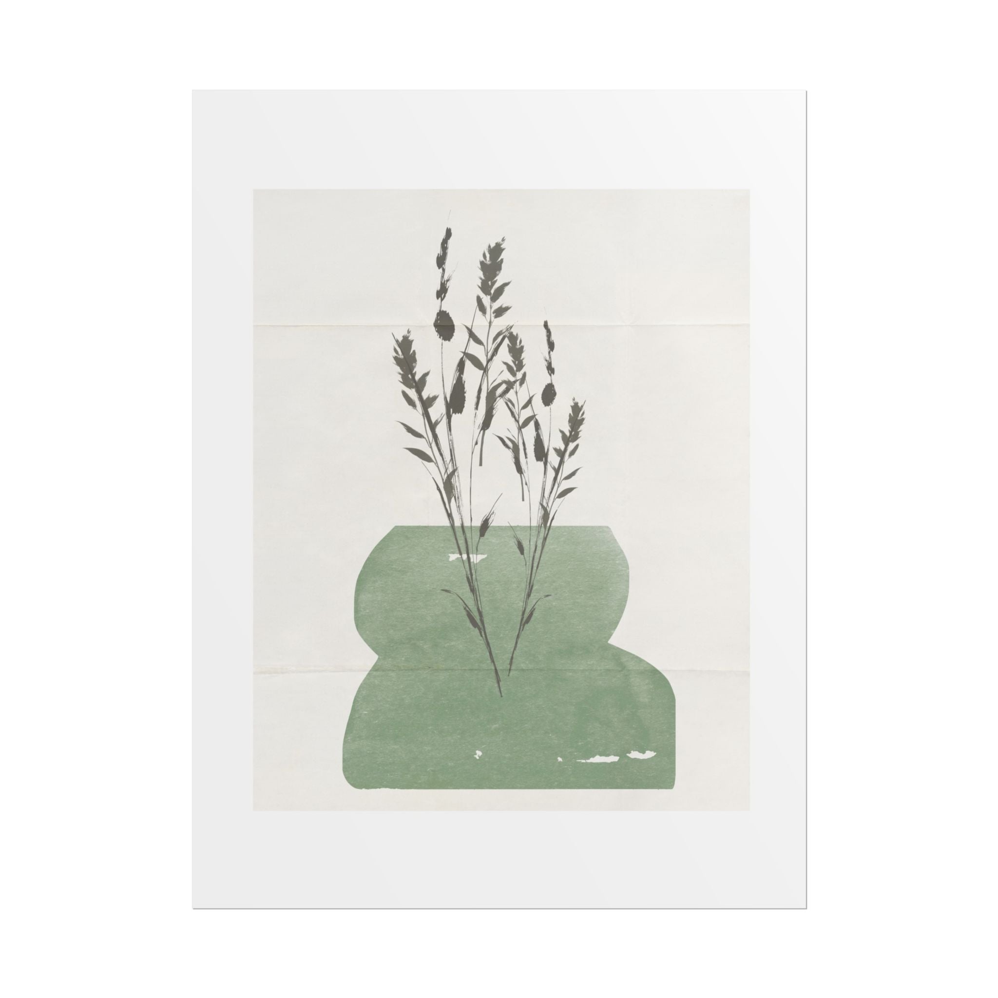 Sage Meadow Silhouette - Poster
