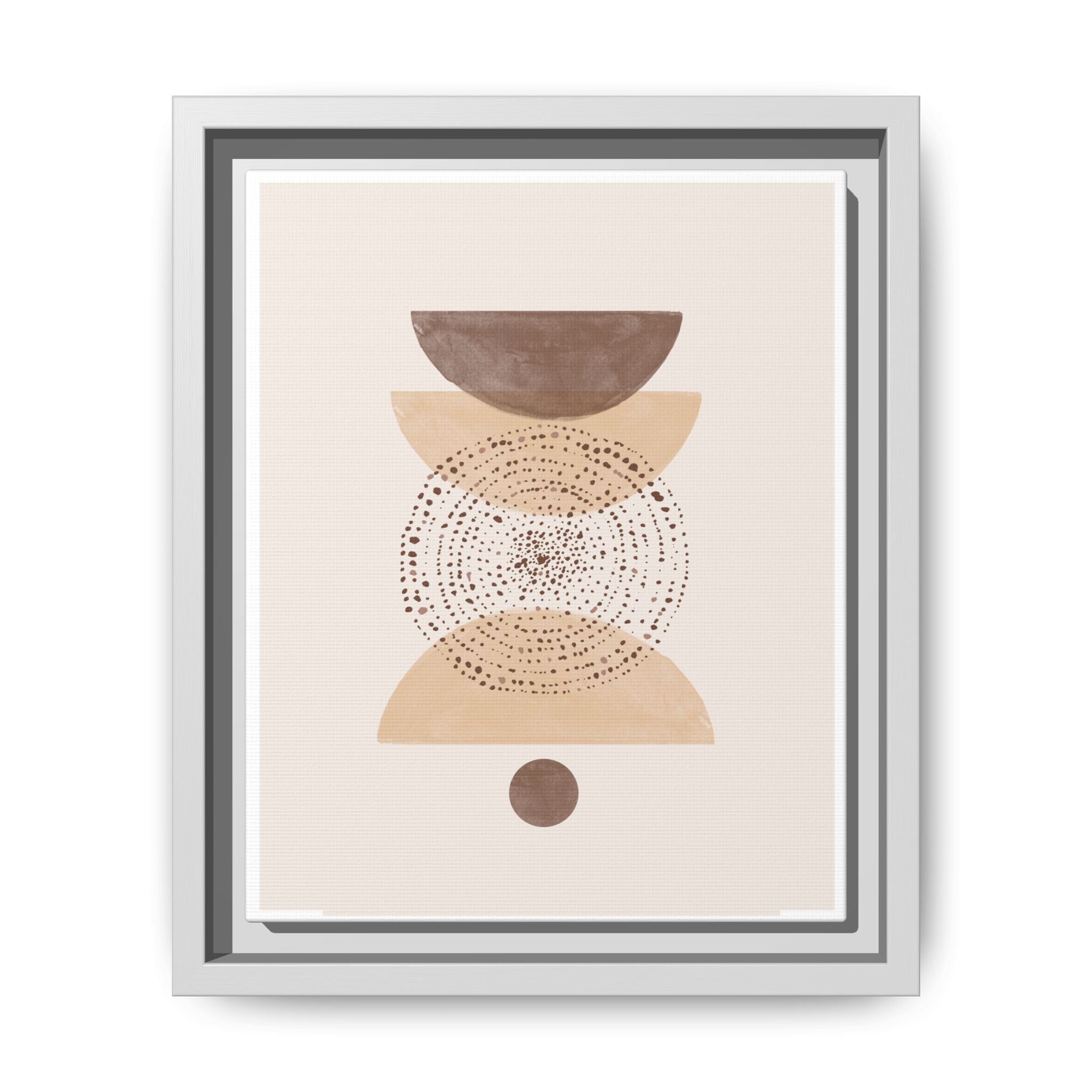 Terracotta Orbit Balance - Framed