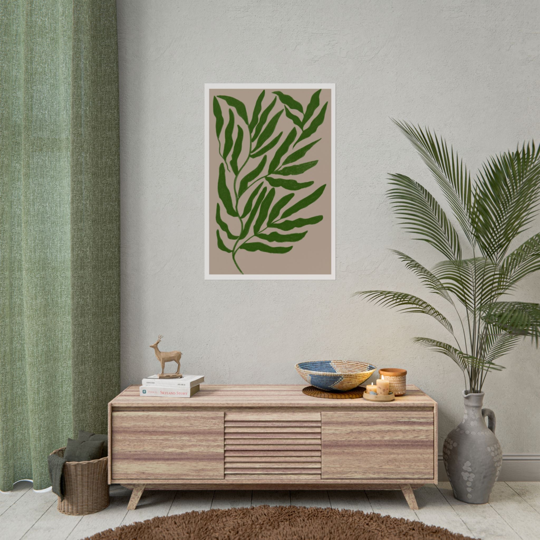 Emerald Canopy Drift - Poster