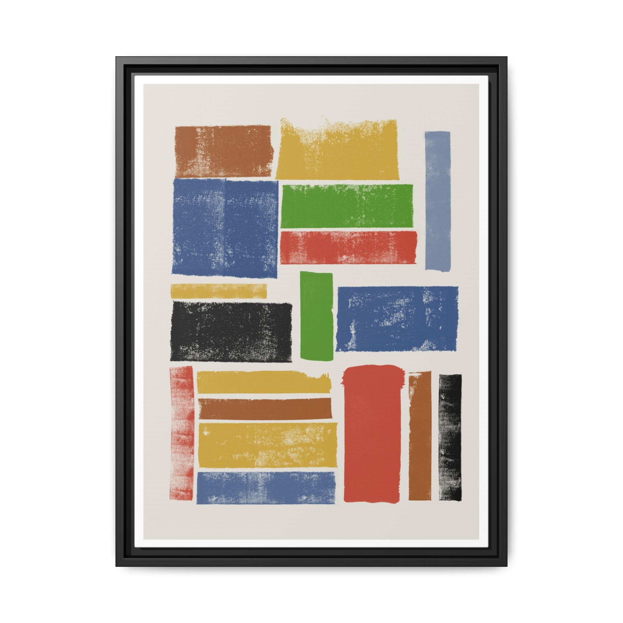 Playful Color Rhythm - Framed