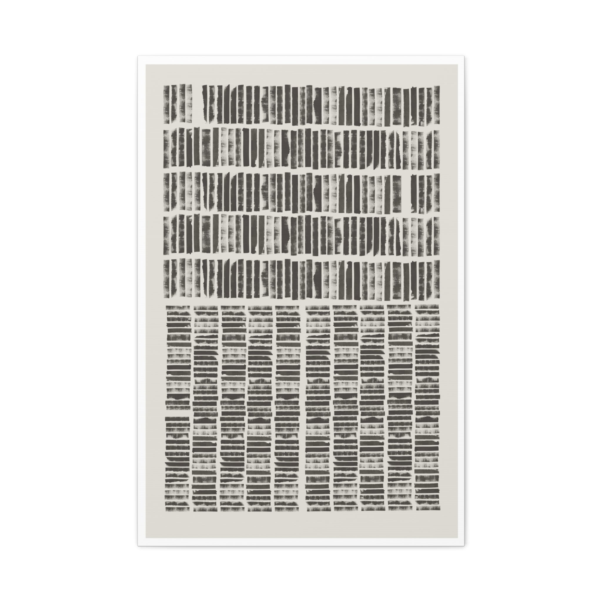 Shadow Rhythm Columns - Canvas