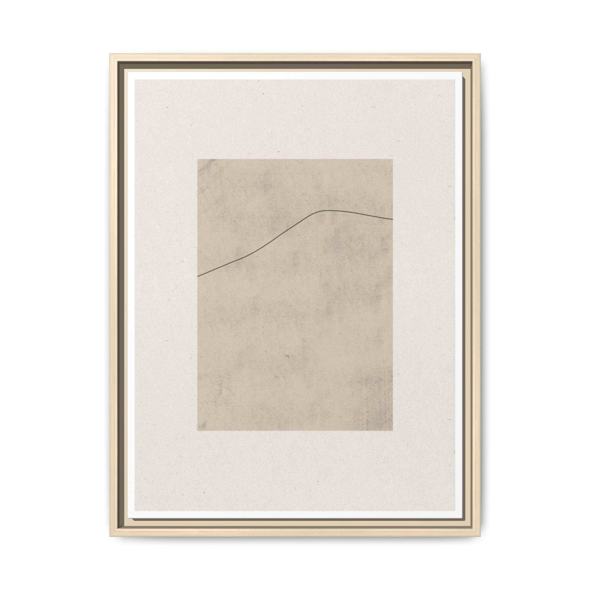 Whispered Horizon Trace - Framed