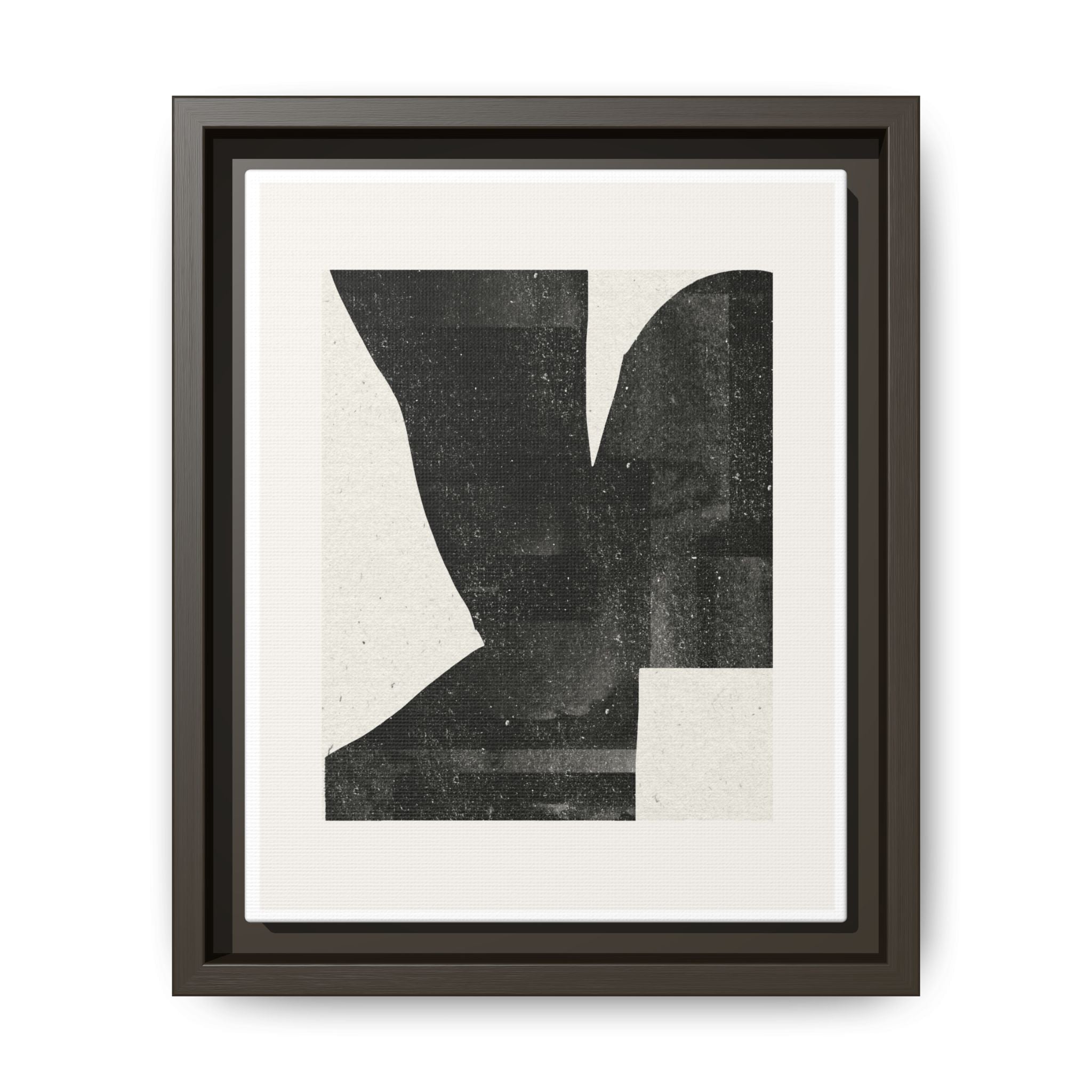 Noir Balance Echoes - Framed