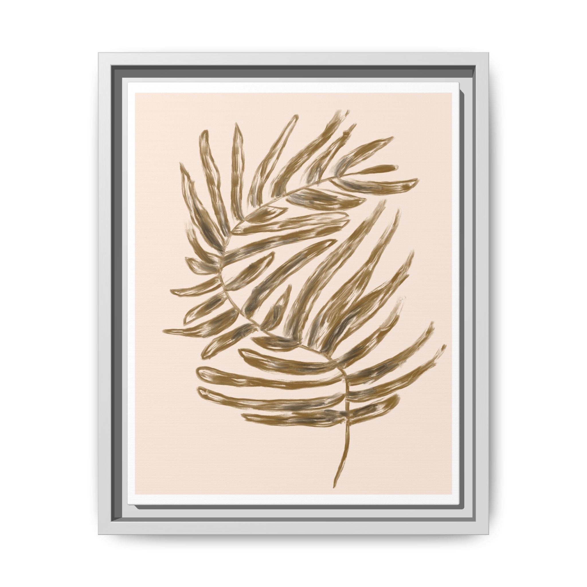 Golden Frond Reverie - Framed