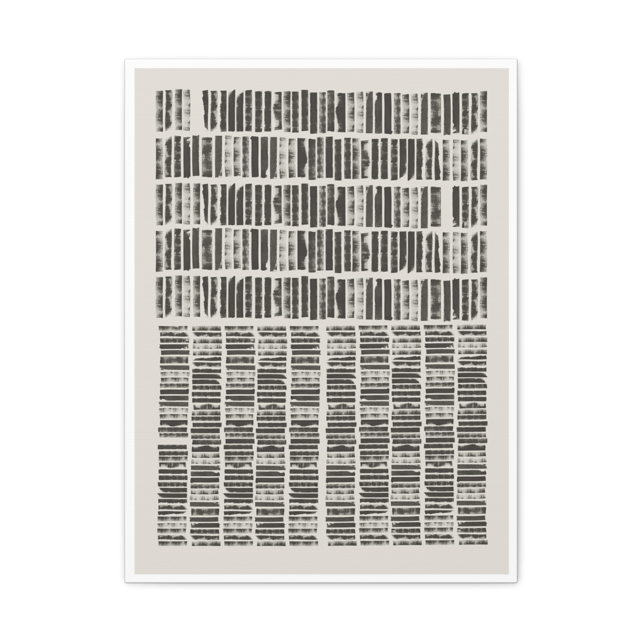 Shadow Rhythm Columns - Canvas