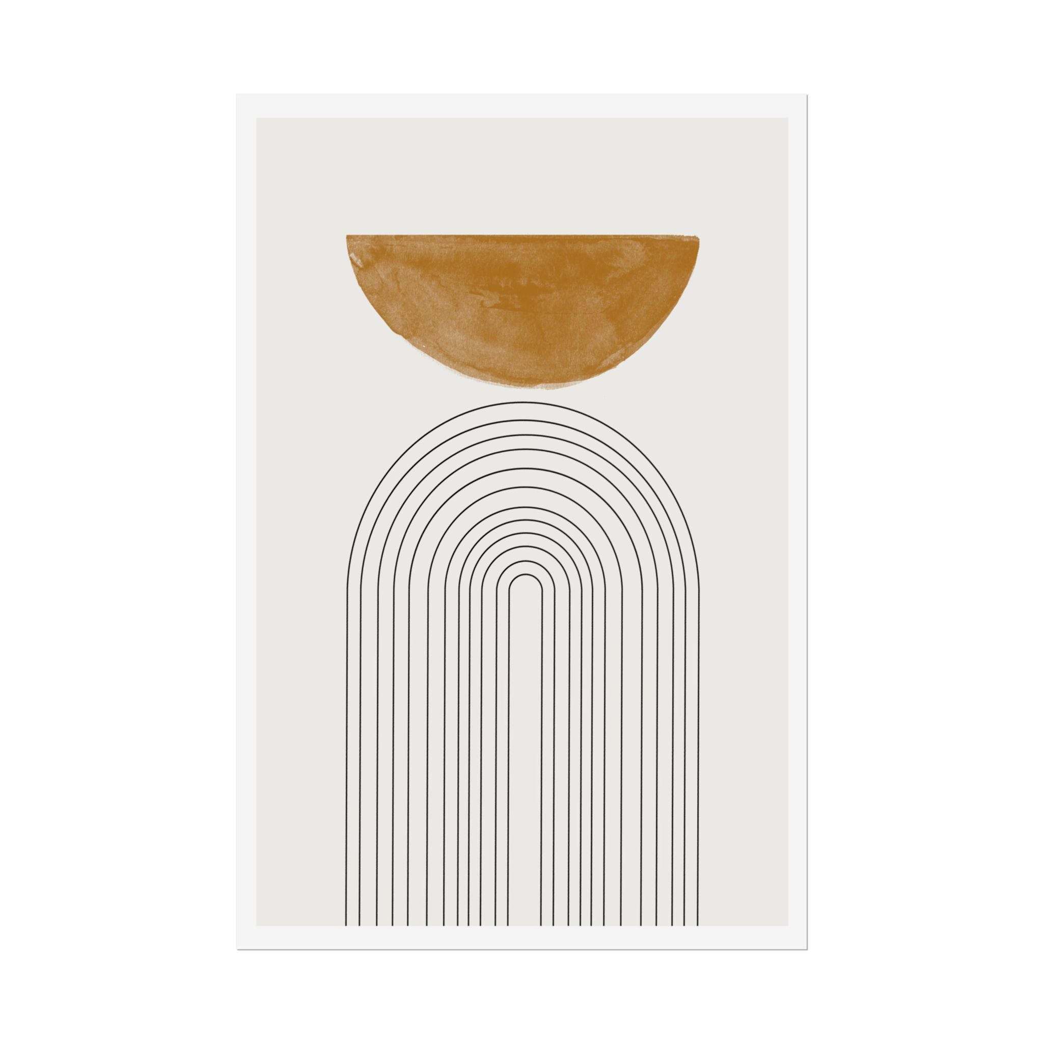 Ochre Horizon Passage - Poster