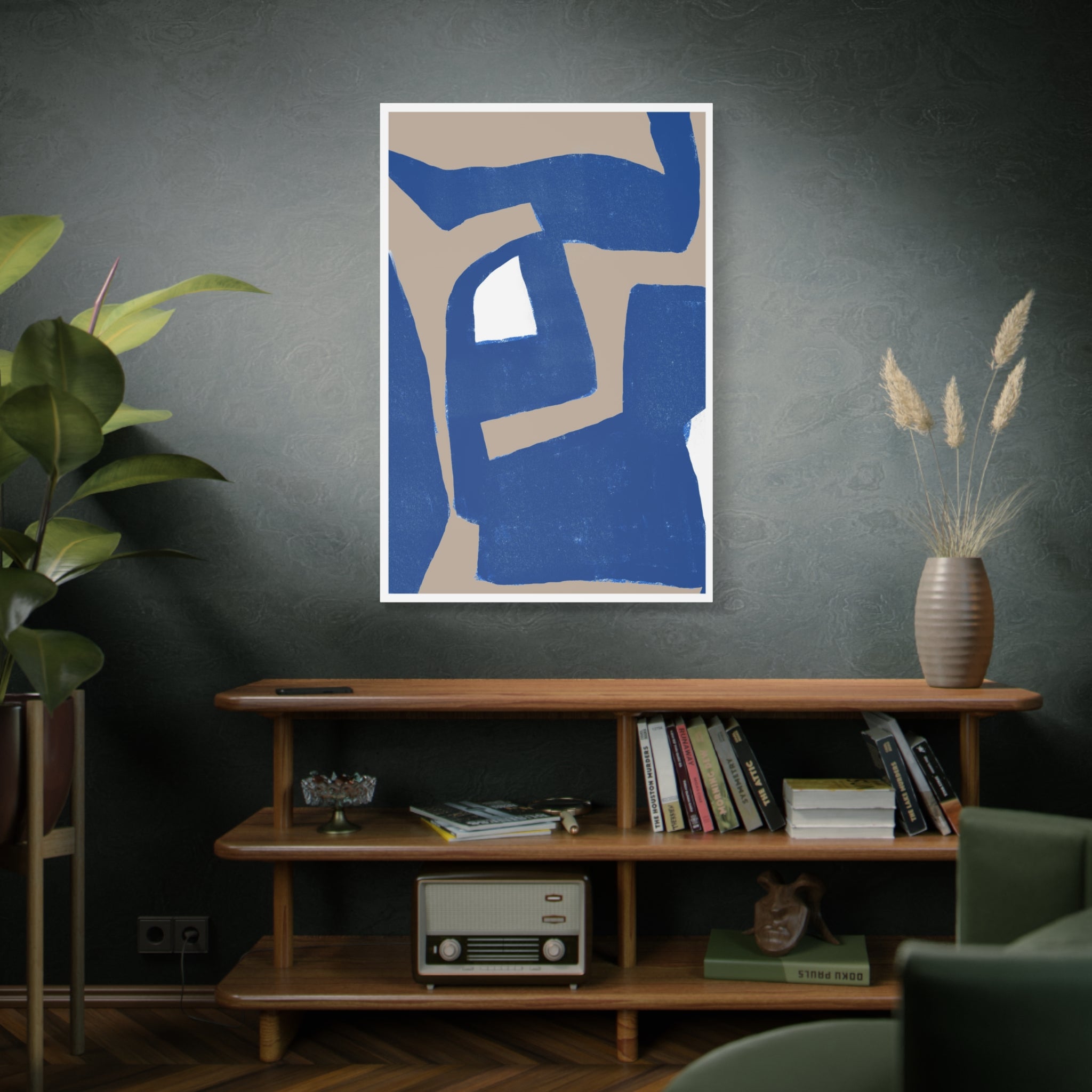 Cobalt Passage Echoes - Canvas
