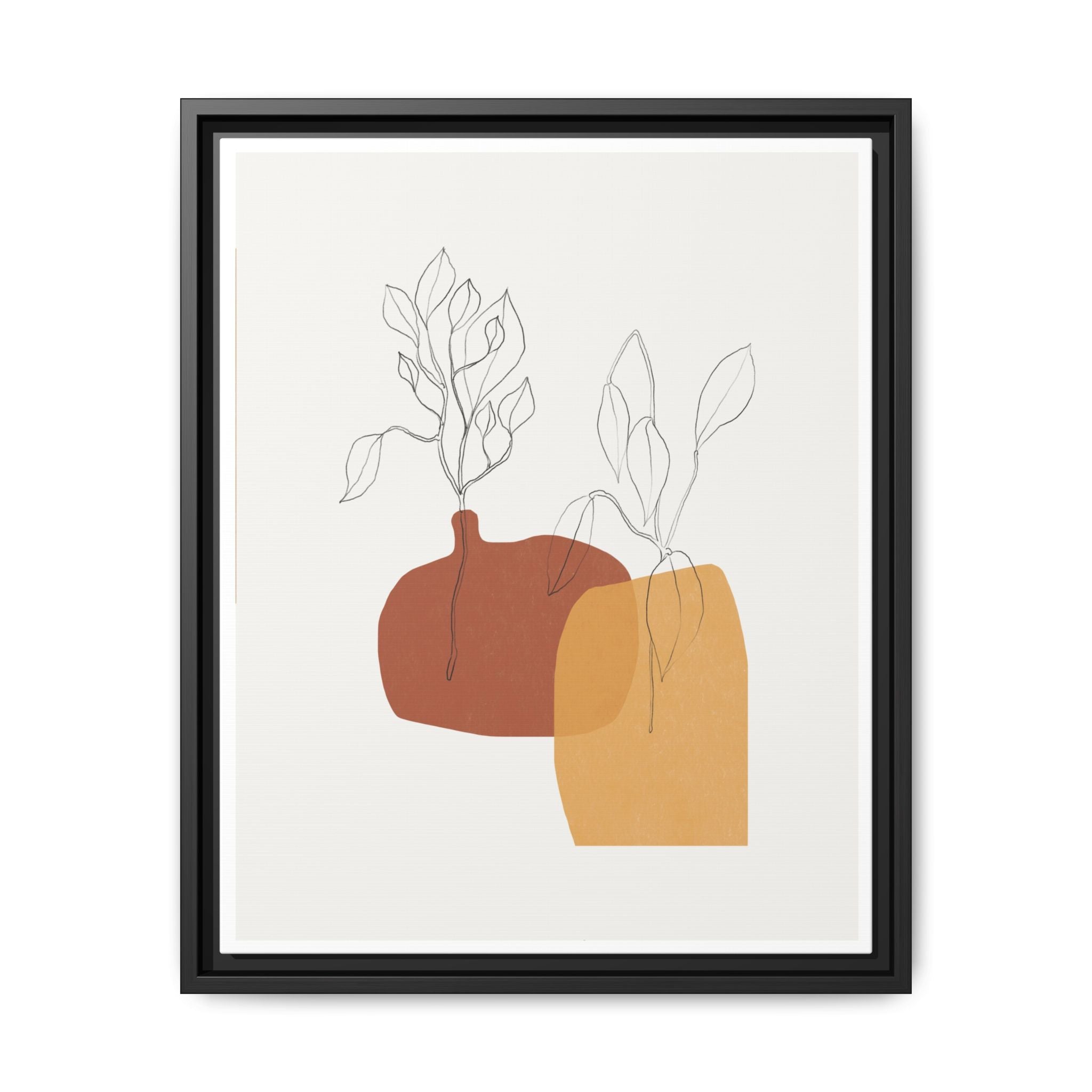 Terracotta Whisper Forms - Framed