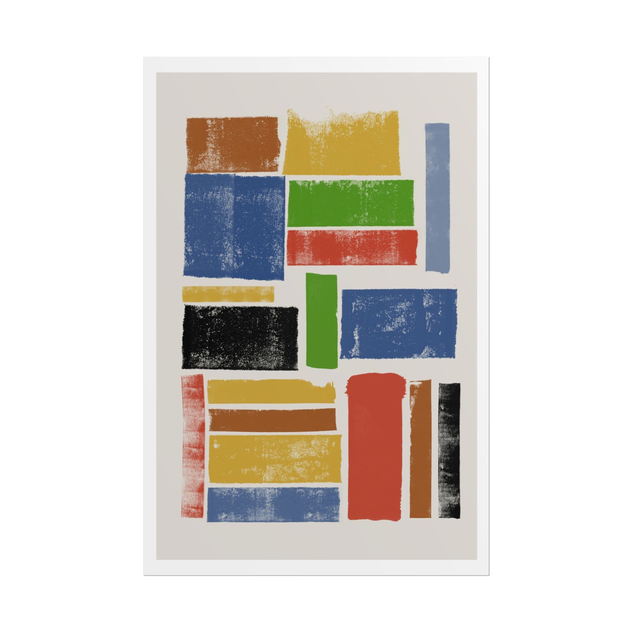 Playful Color Rhythm - Poster