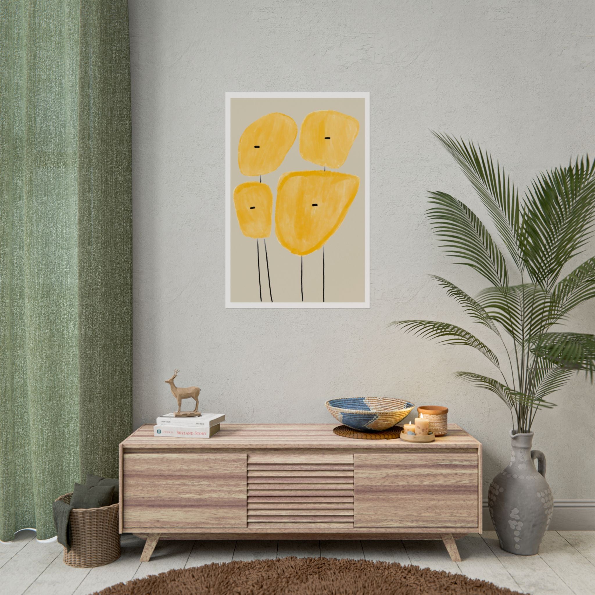 Golden Meadow Figures - Poster
