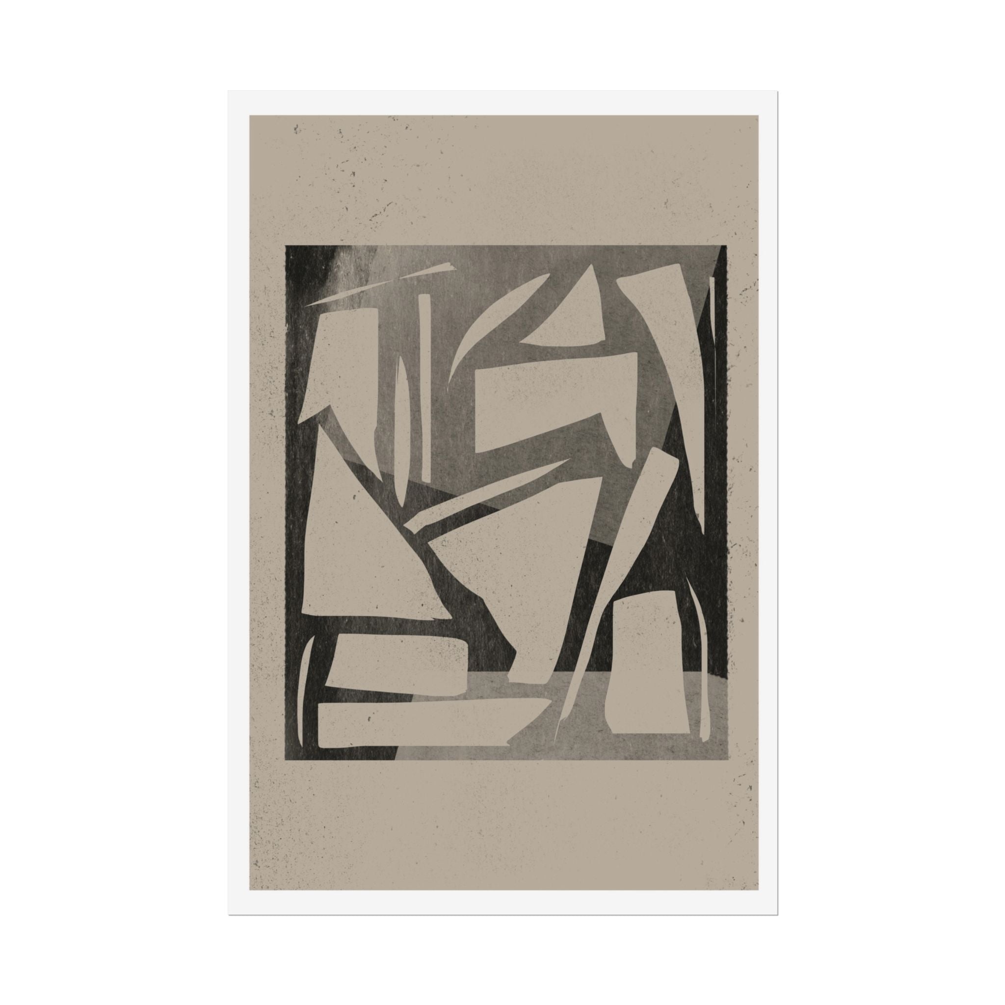 Shadow Fragment Rhythm Study - Poster
