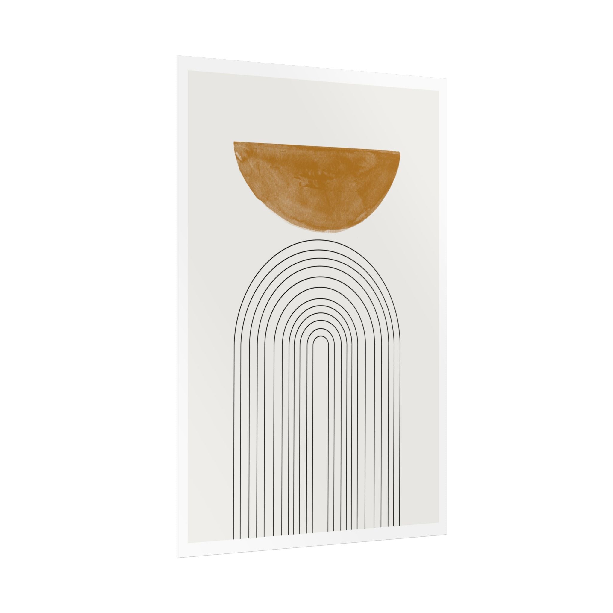 Ochre Horizon Passage - Poster