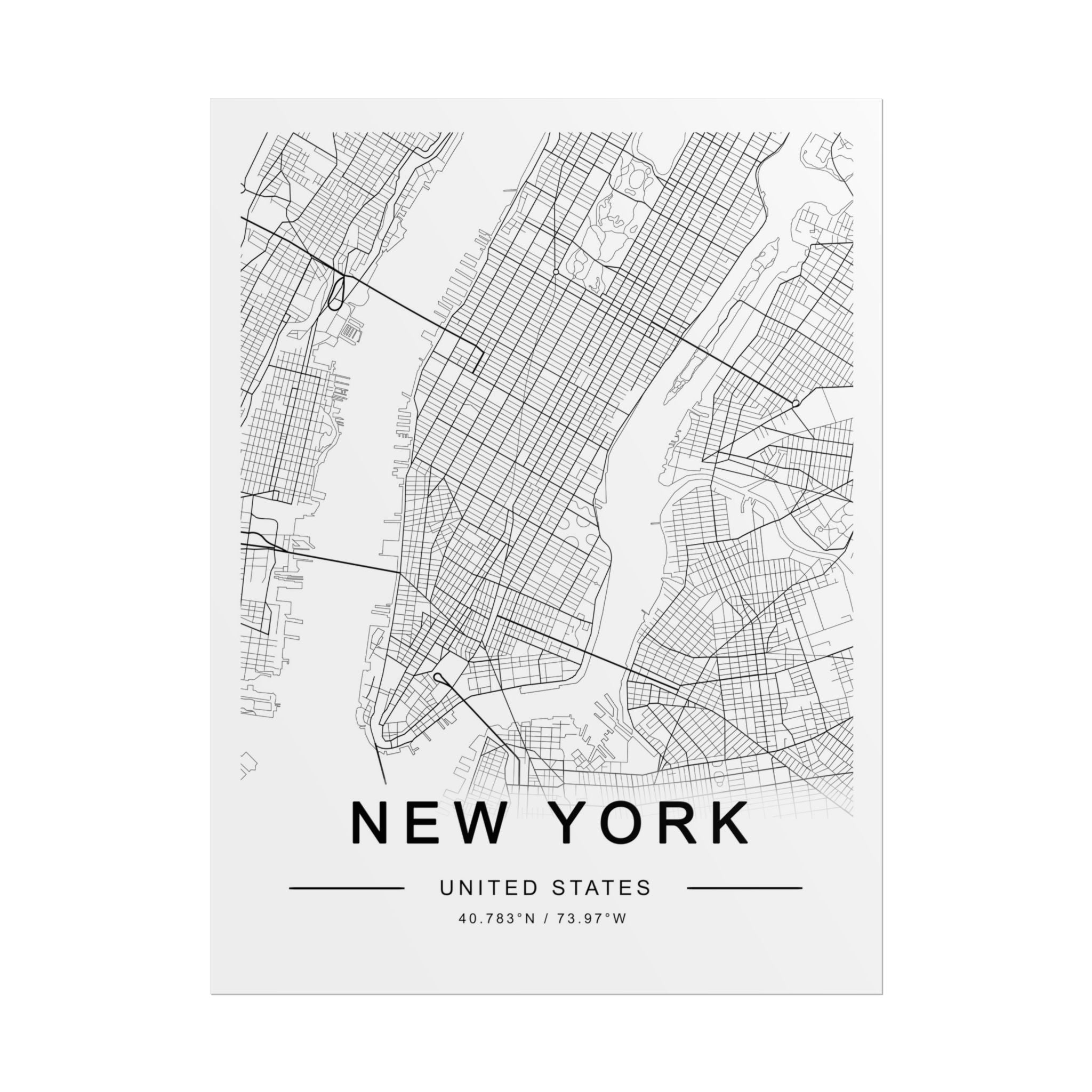 Metropolitan Gridline Reverie - Poster