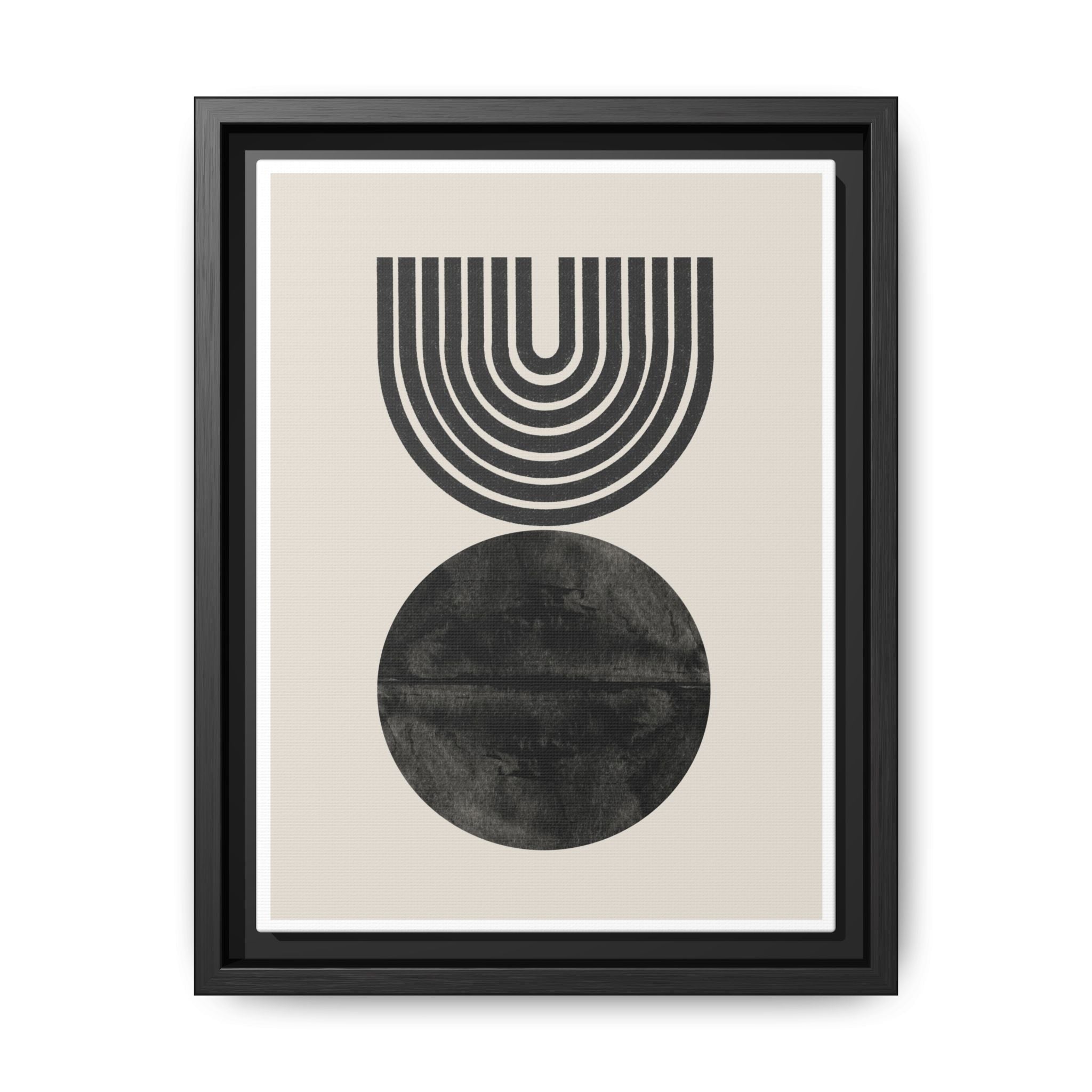 Obsidian Echo Arches - Framed