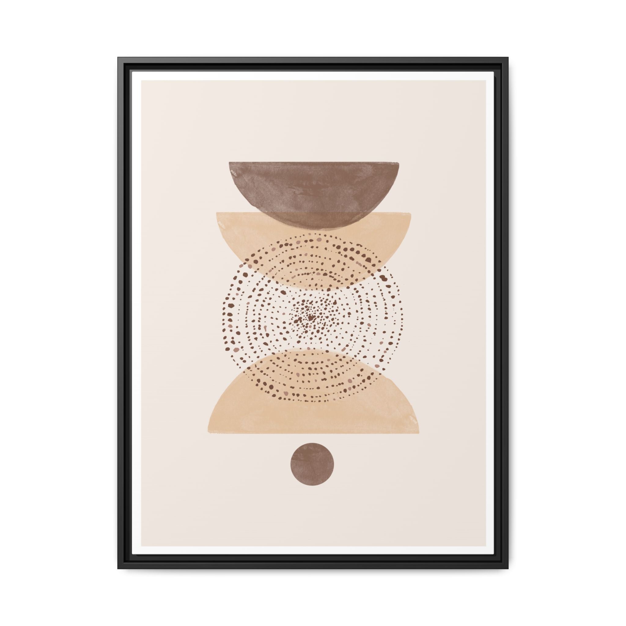 Terracotta Orbit Balance - Framed