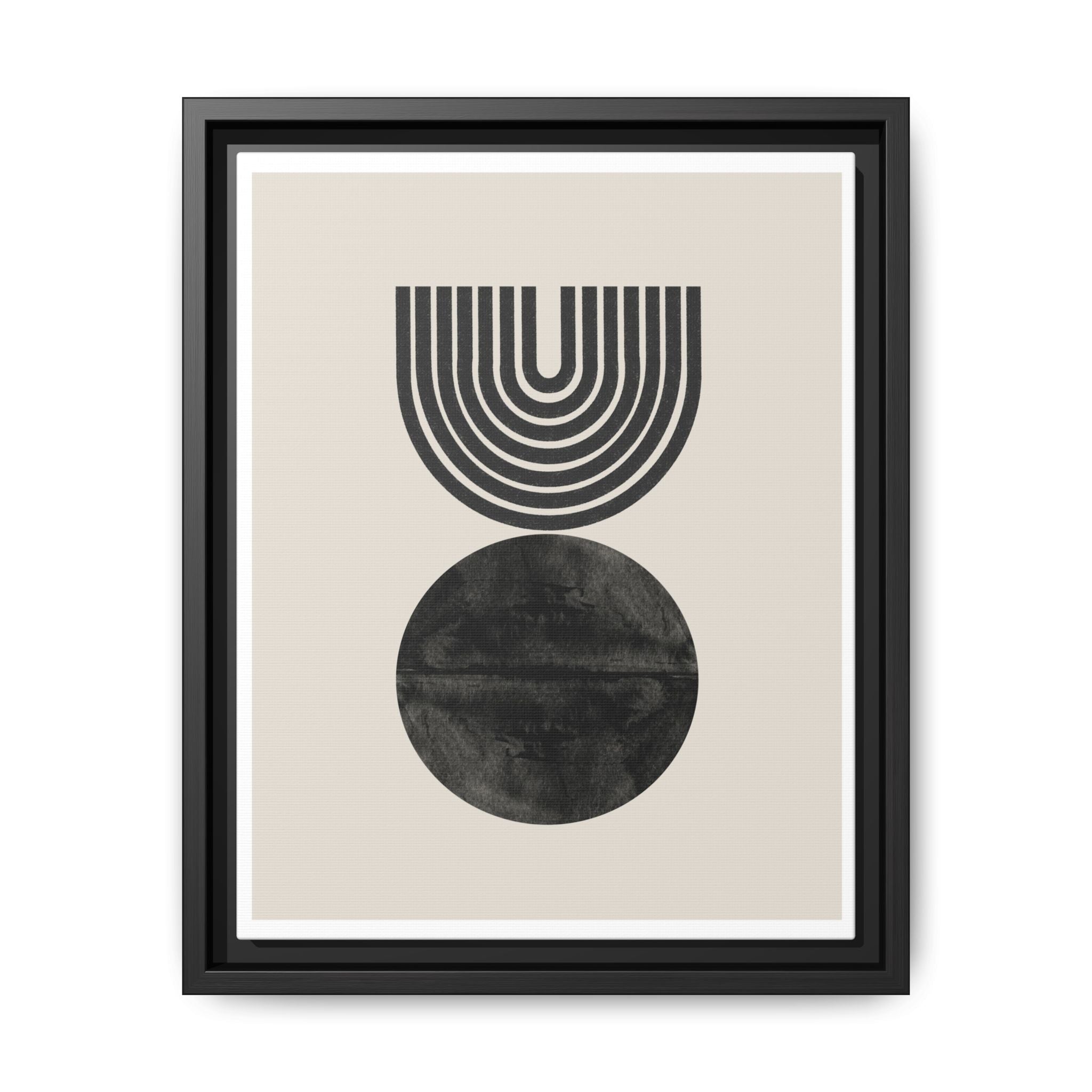Obsidian Echo Arches - Framed