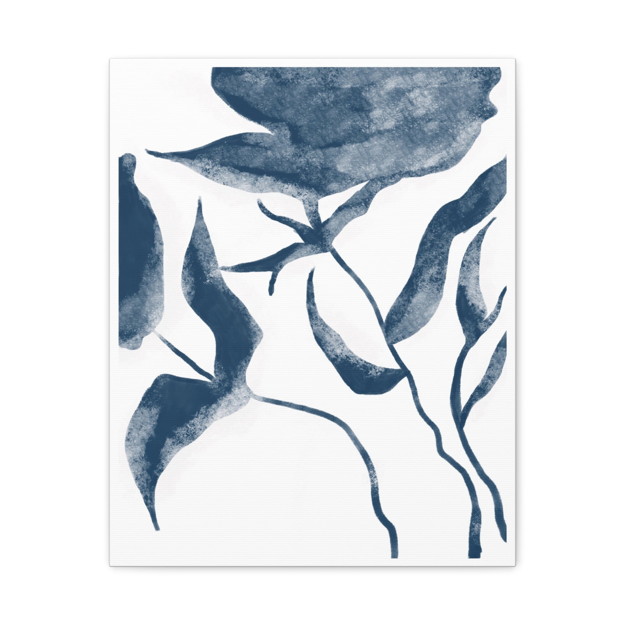 Indigo Bloom Reverie - Canvas