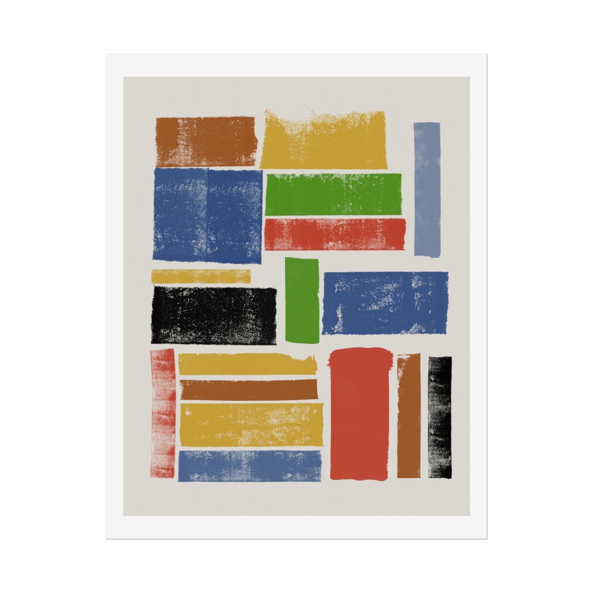 Playful Color Rhythm - Poster