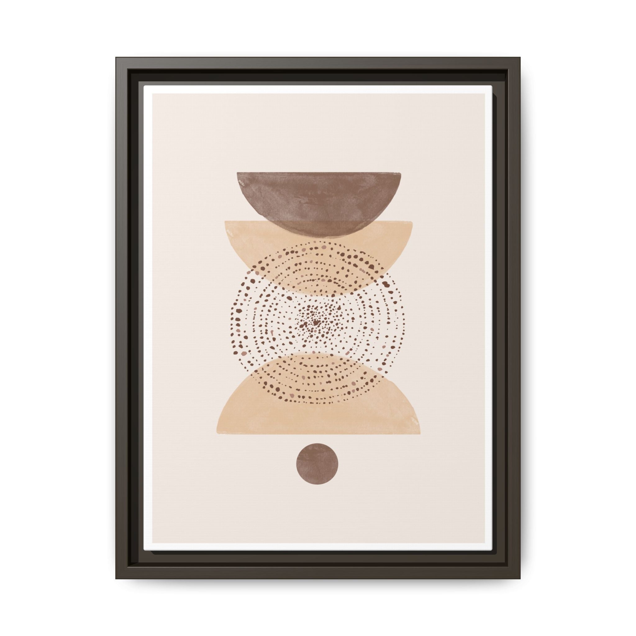 Terracotta Orbit Balance - Framed