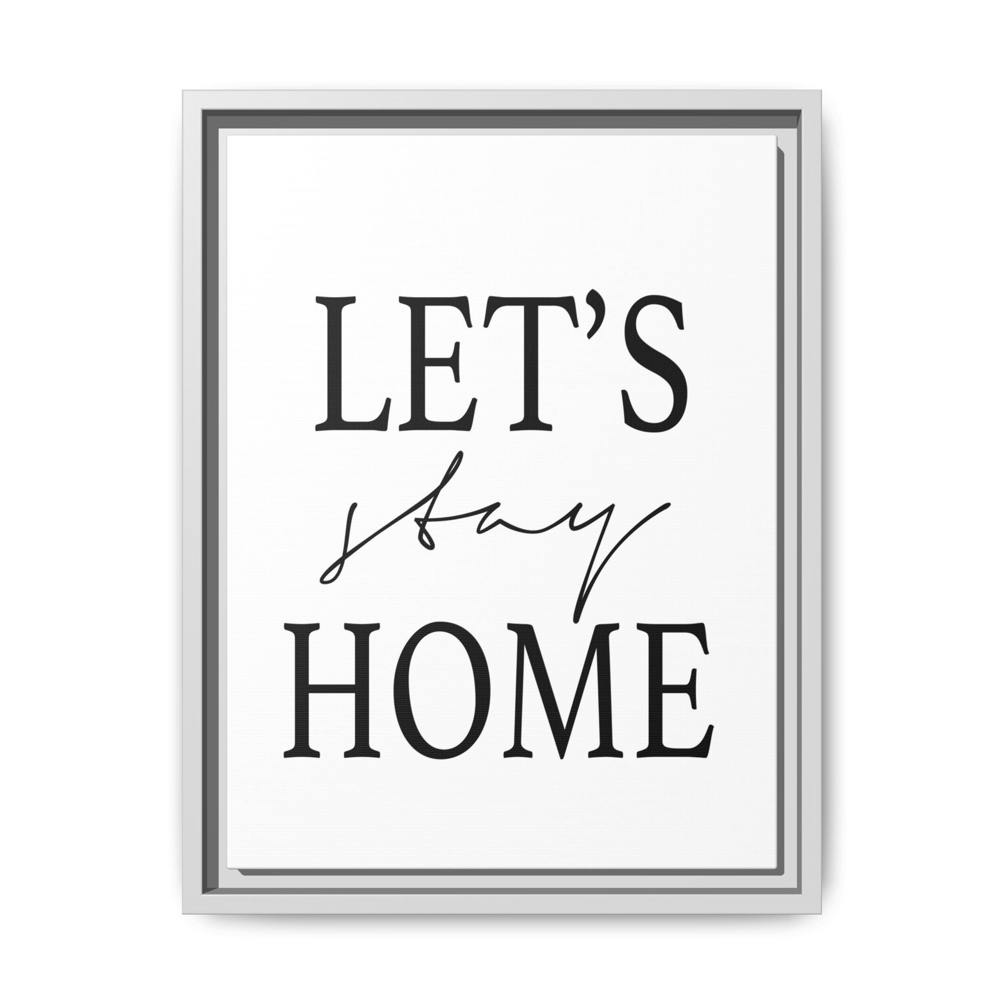 Gentle Haven Typography Glow - Framed