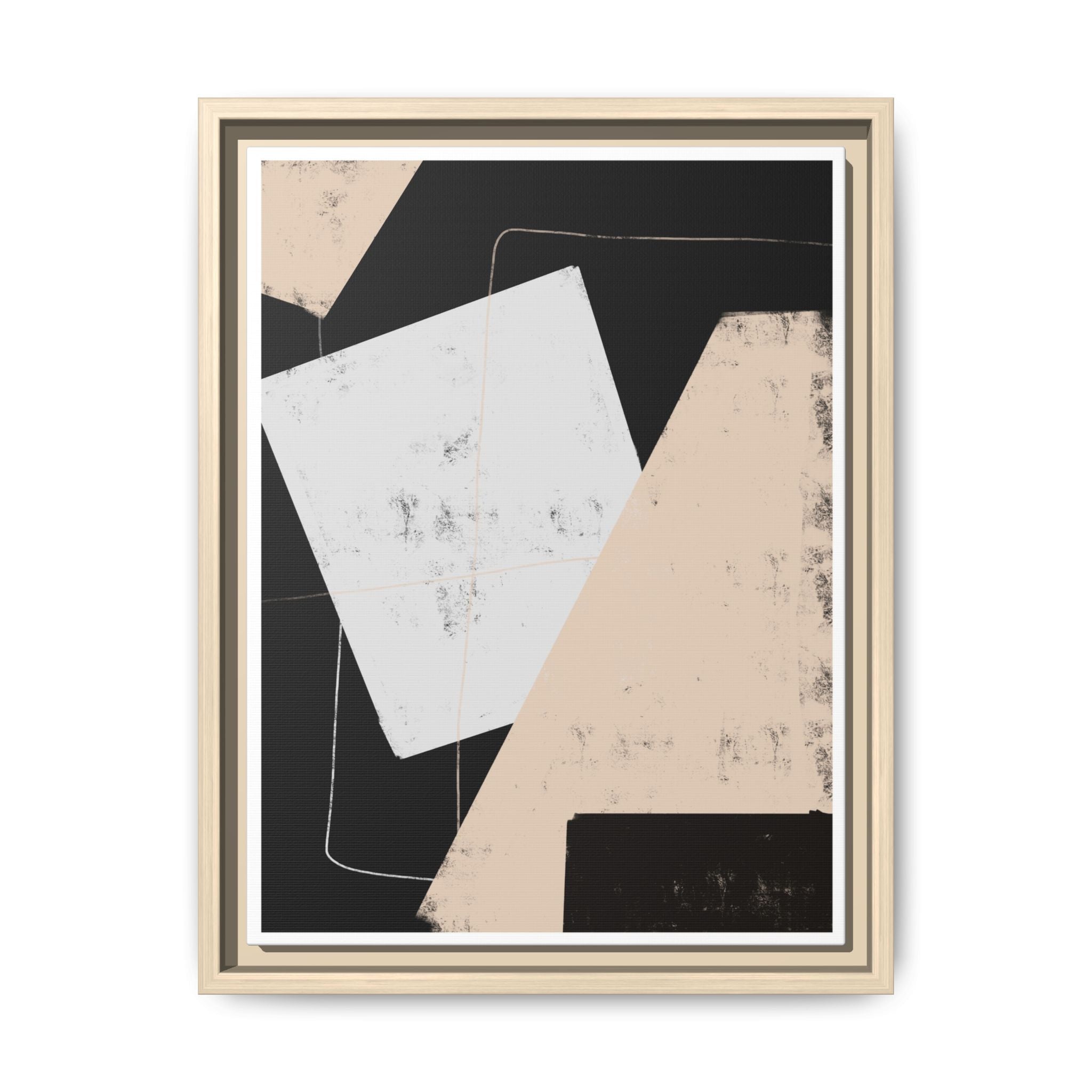 Silent Geometry Passage - Framed
