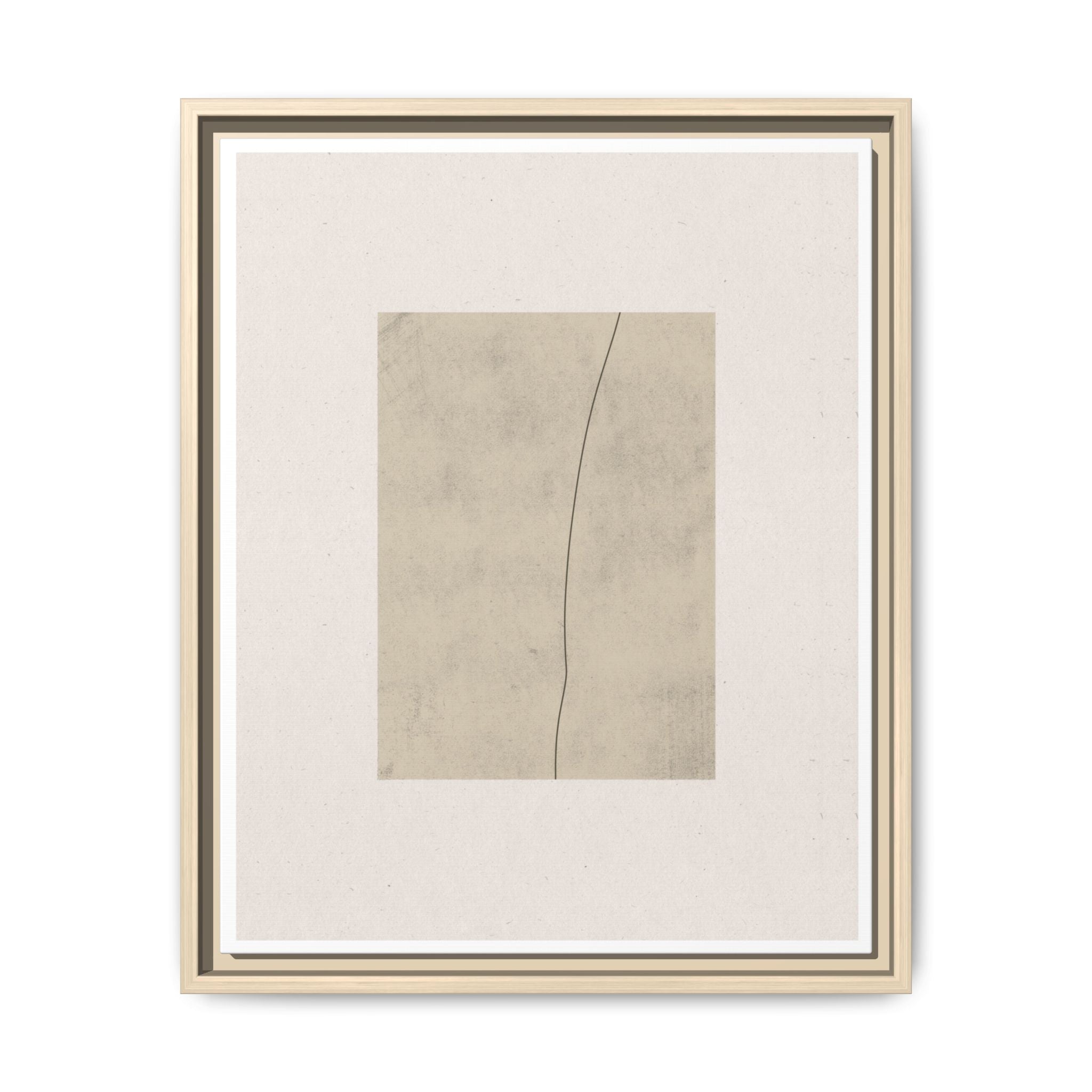 Quiet Contour Passage - Framed